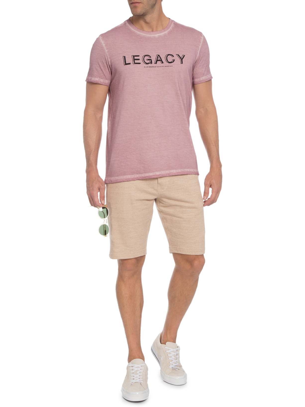 Camiseta Masculina Spray Legacy Classic Rosa Ellus
