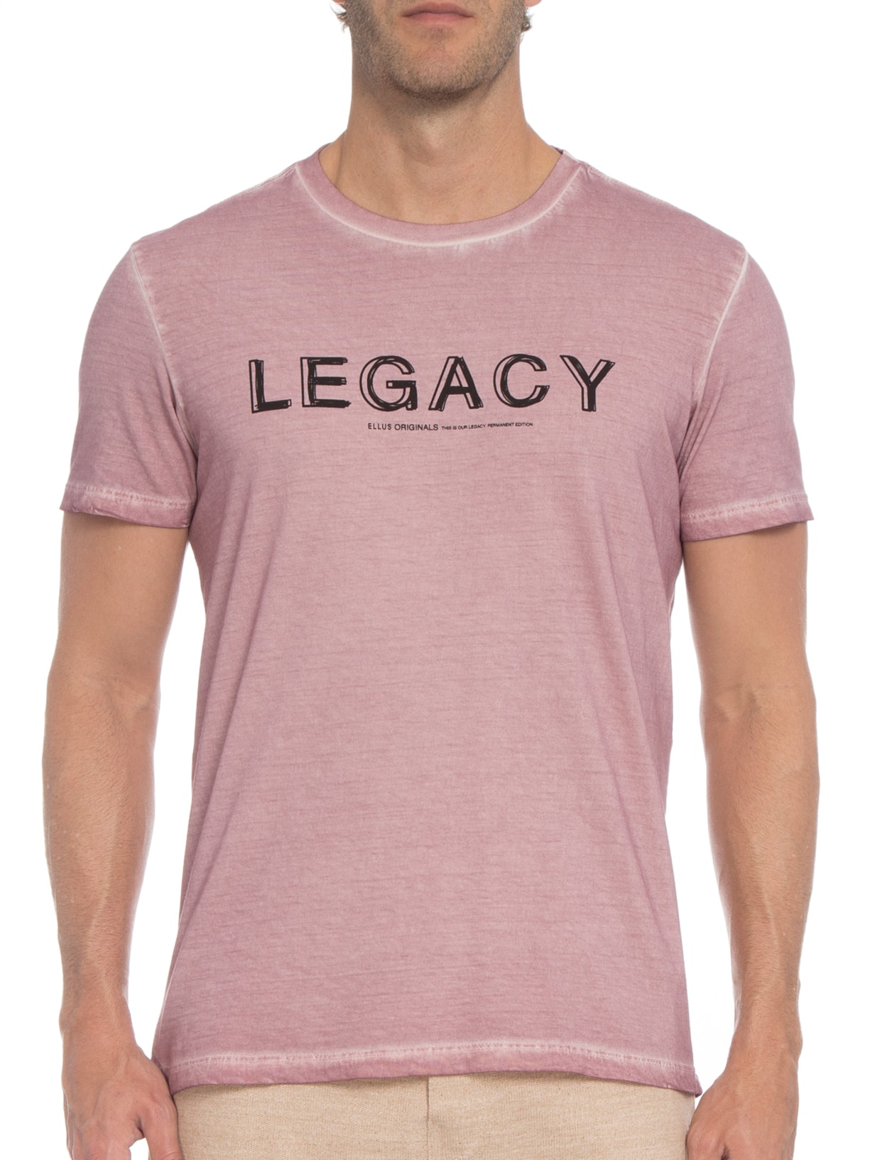Camiseta Masculina Spray Legacy Classic Rosa Ellus