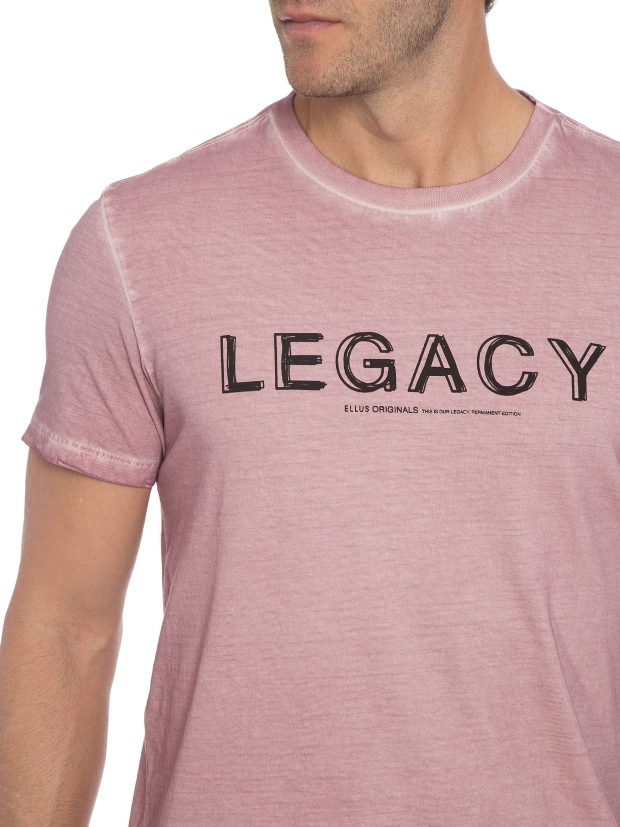 Camiseta Masculina Spray Legacy Classic Rosa Ellus