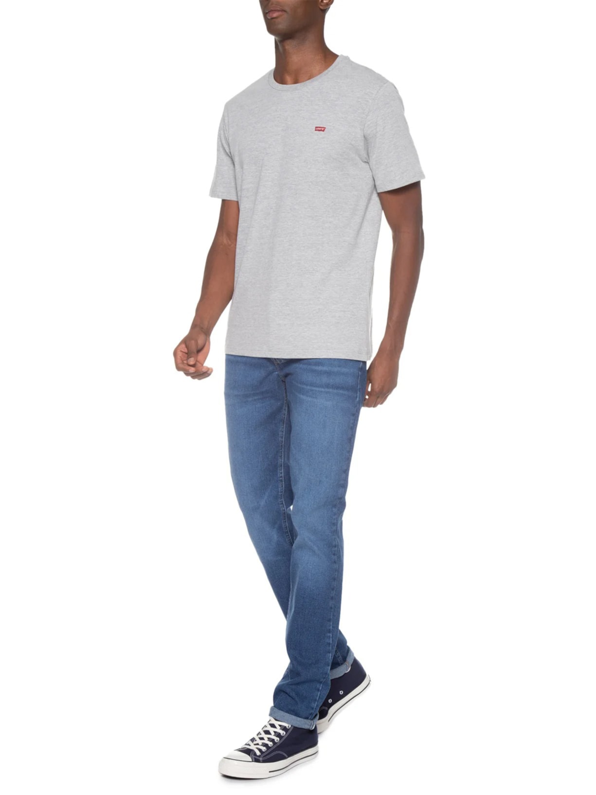 Camiseta Masculina Ss Original Hm Tee Cinza Levi's