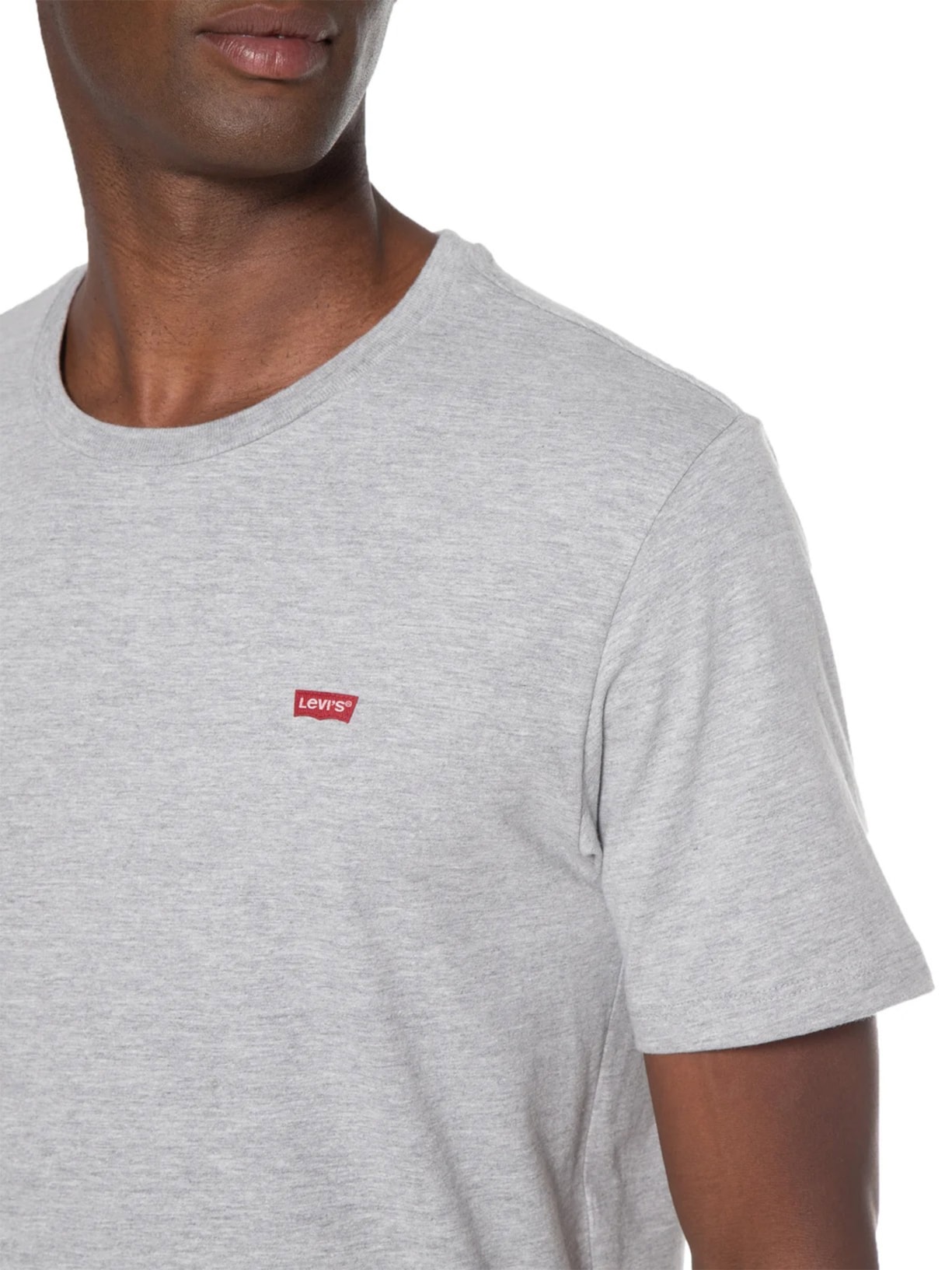 Camiseta Masculina Ss Original Hm Tee Cinza Levi's