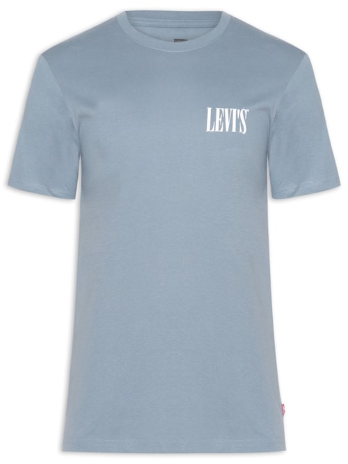 Camiseta Masculina SS Relaxed Fit Tee - Azul