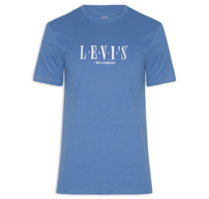 Camiseta Masculina SS Relaxed Fit Tee - Azul