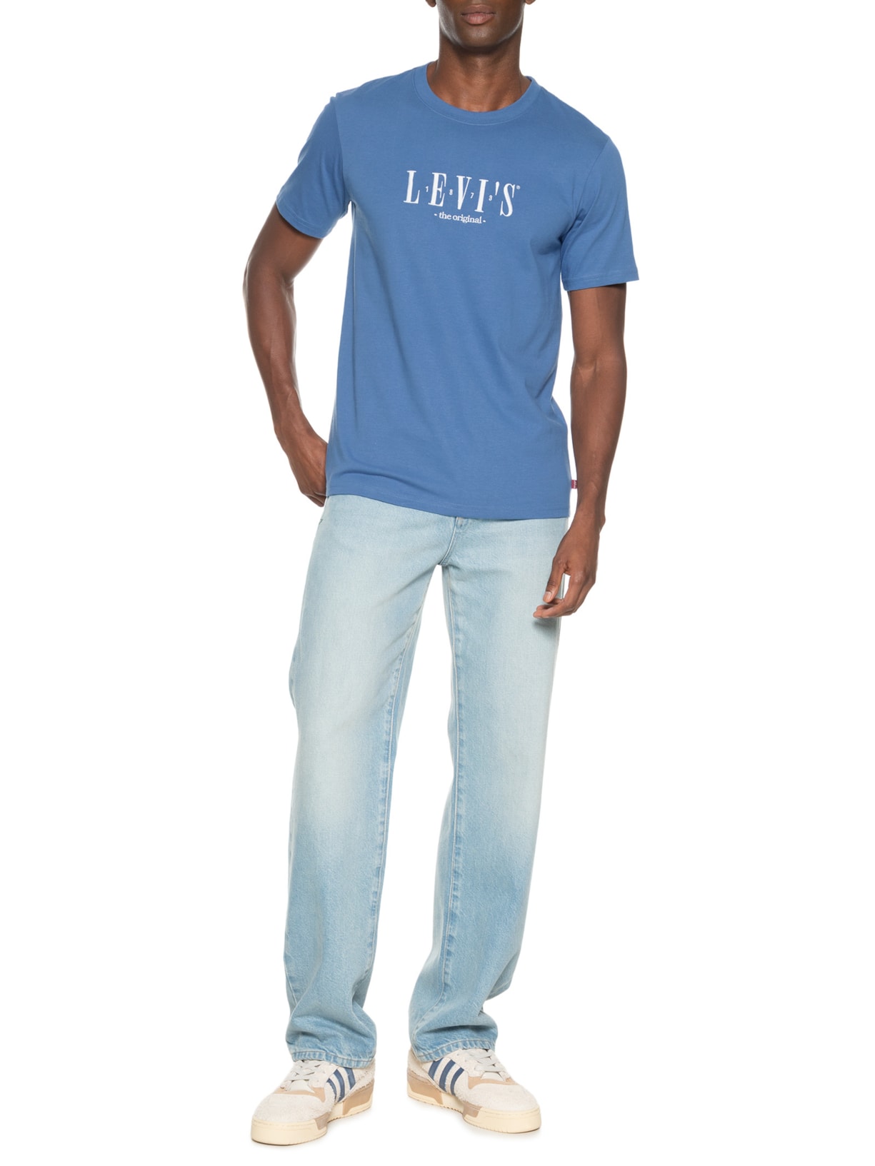 Camiseta Masculina SS Relaxed Fit Tee Azul Levi's