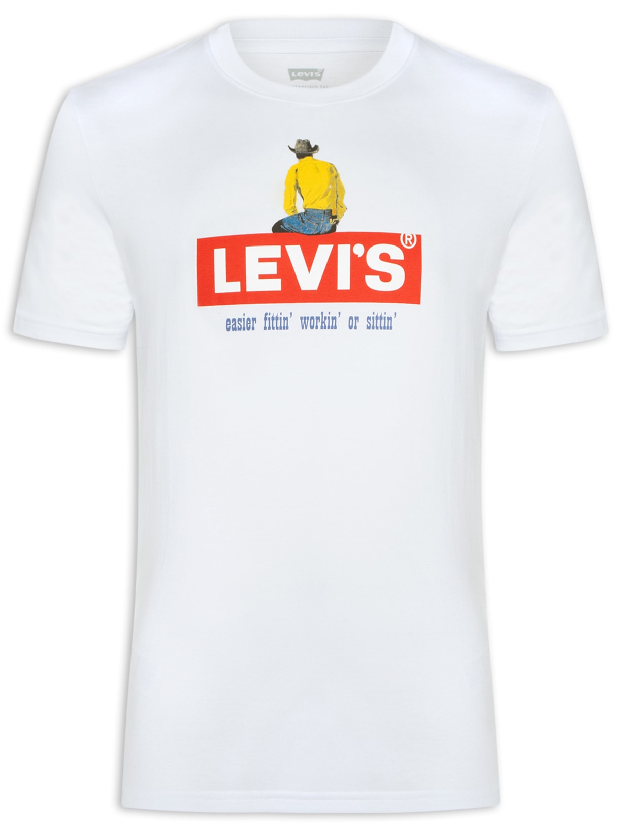 Camiseta Masculina Ss Relaxed Fit Tee - Branco