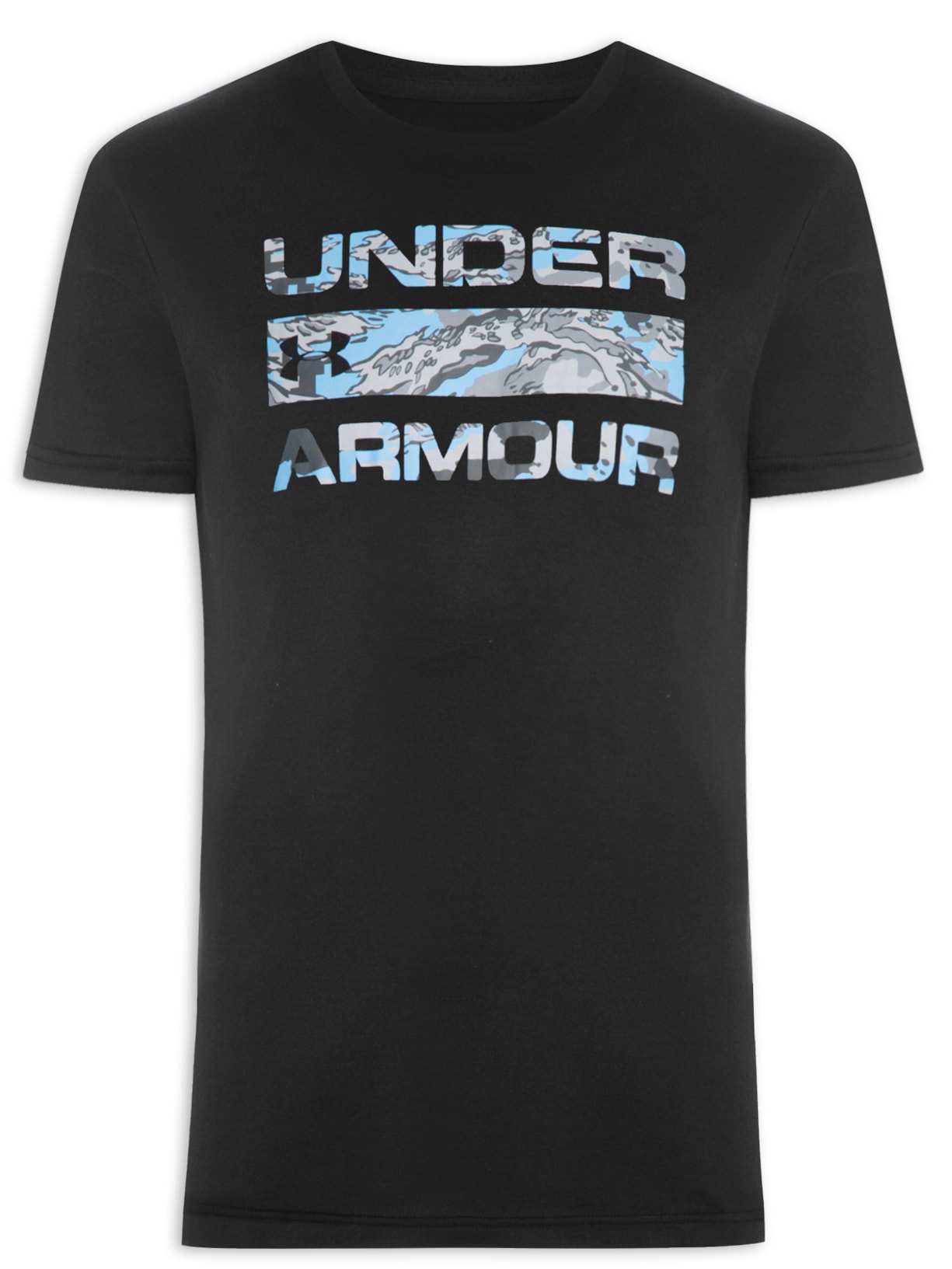 Camiseta Masculina Stacked Logo Preto Under Armour