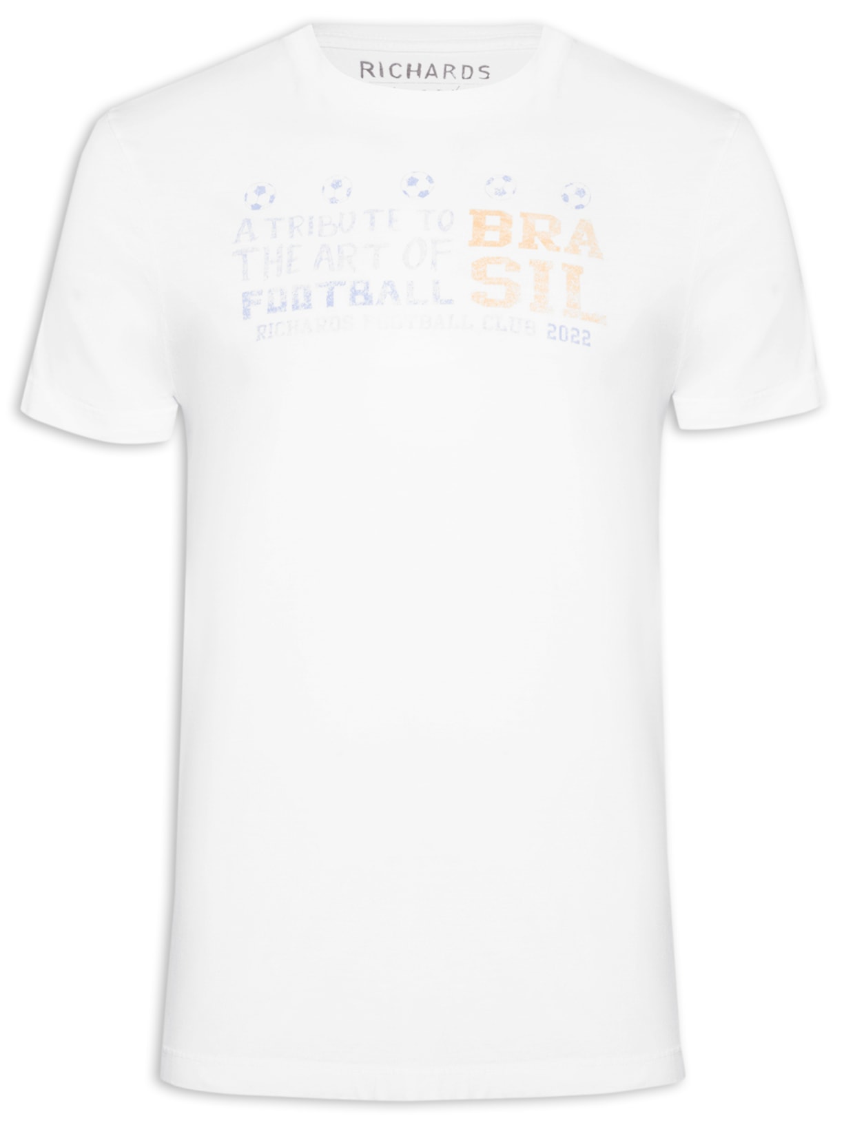 Camiseta Masculina Stars Cup - Branco