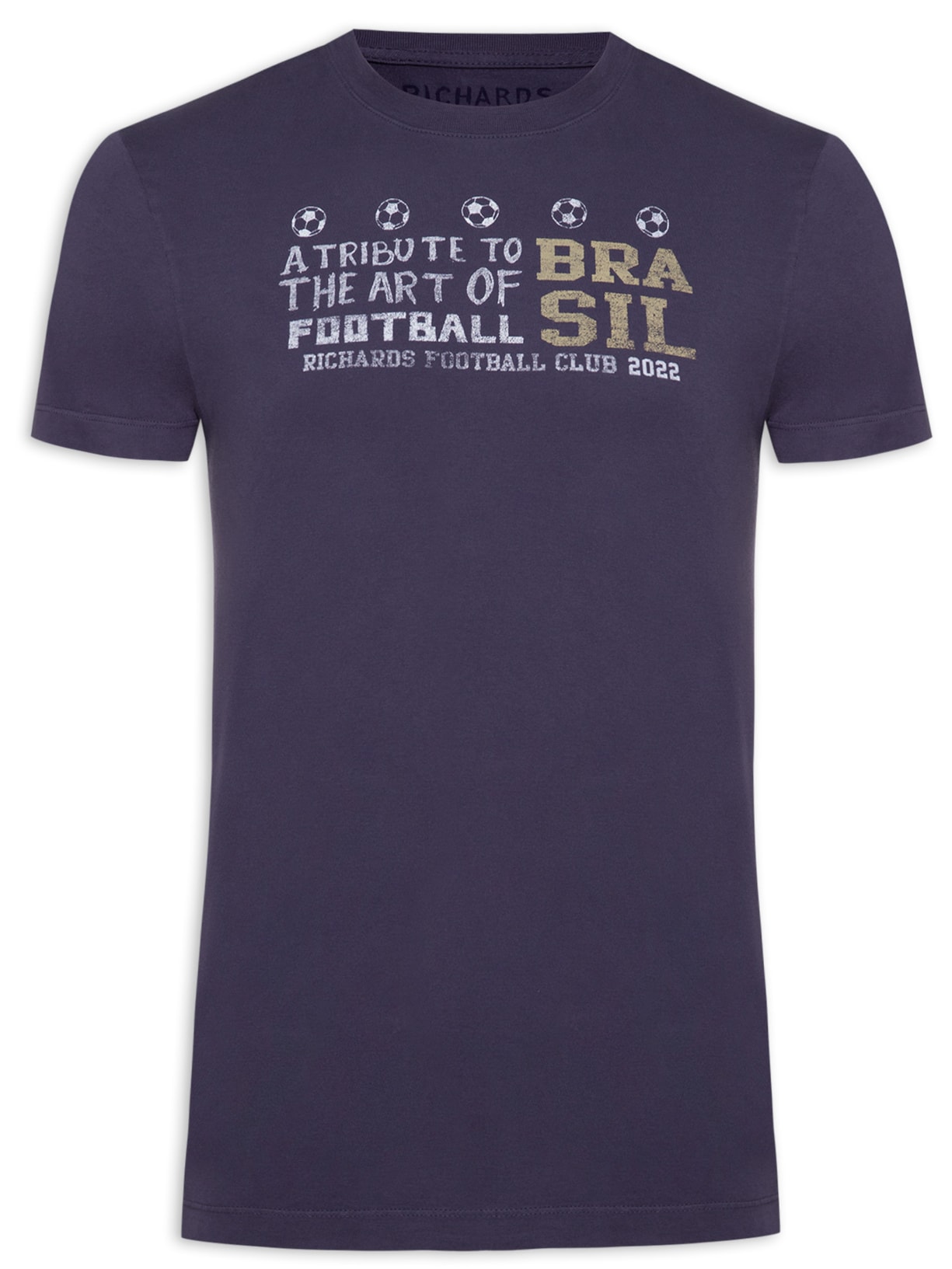 Camiseta Masculina Stars Cup - Roxo