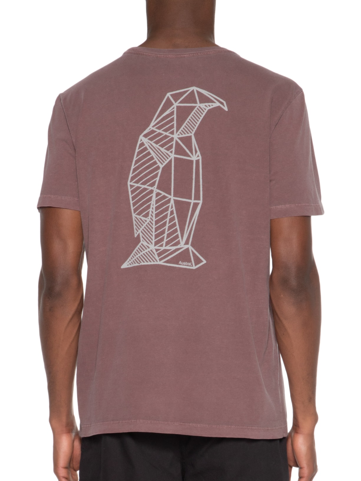 Camiseta Masculina Statue Vinho Austral