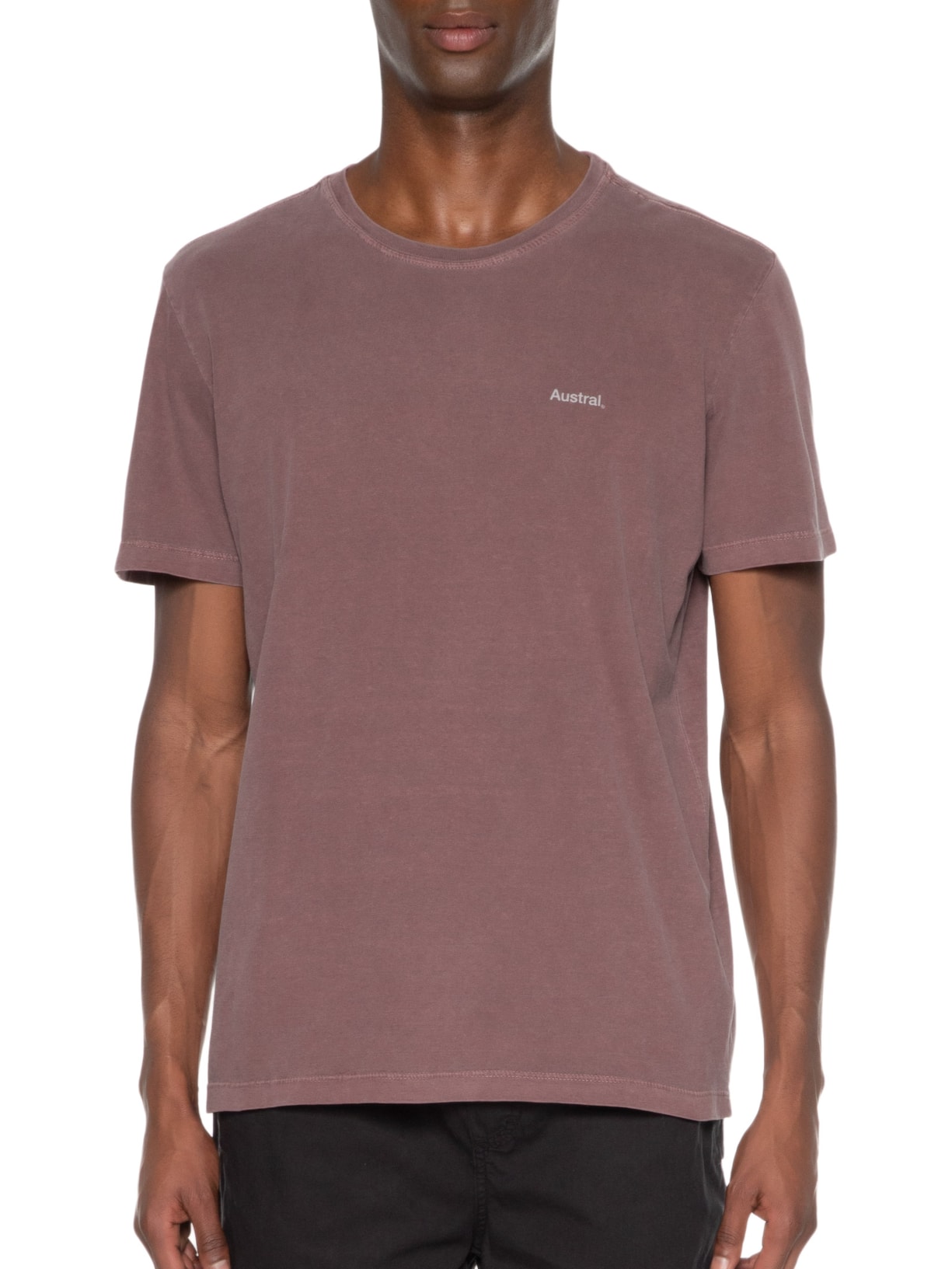 Camiseta Masculina Statue Vinho Austral