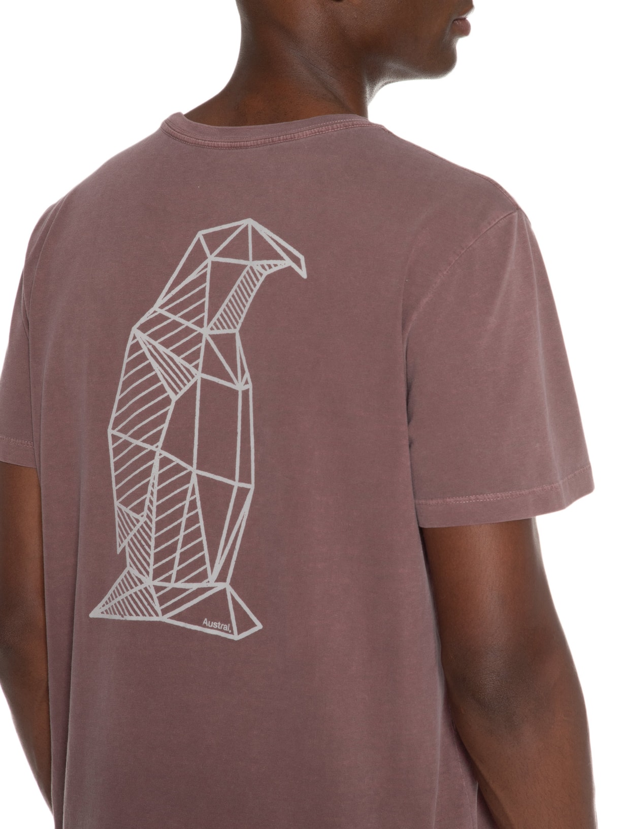 Camiseta Masculina Statue Vinho Austral