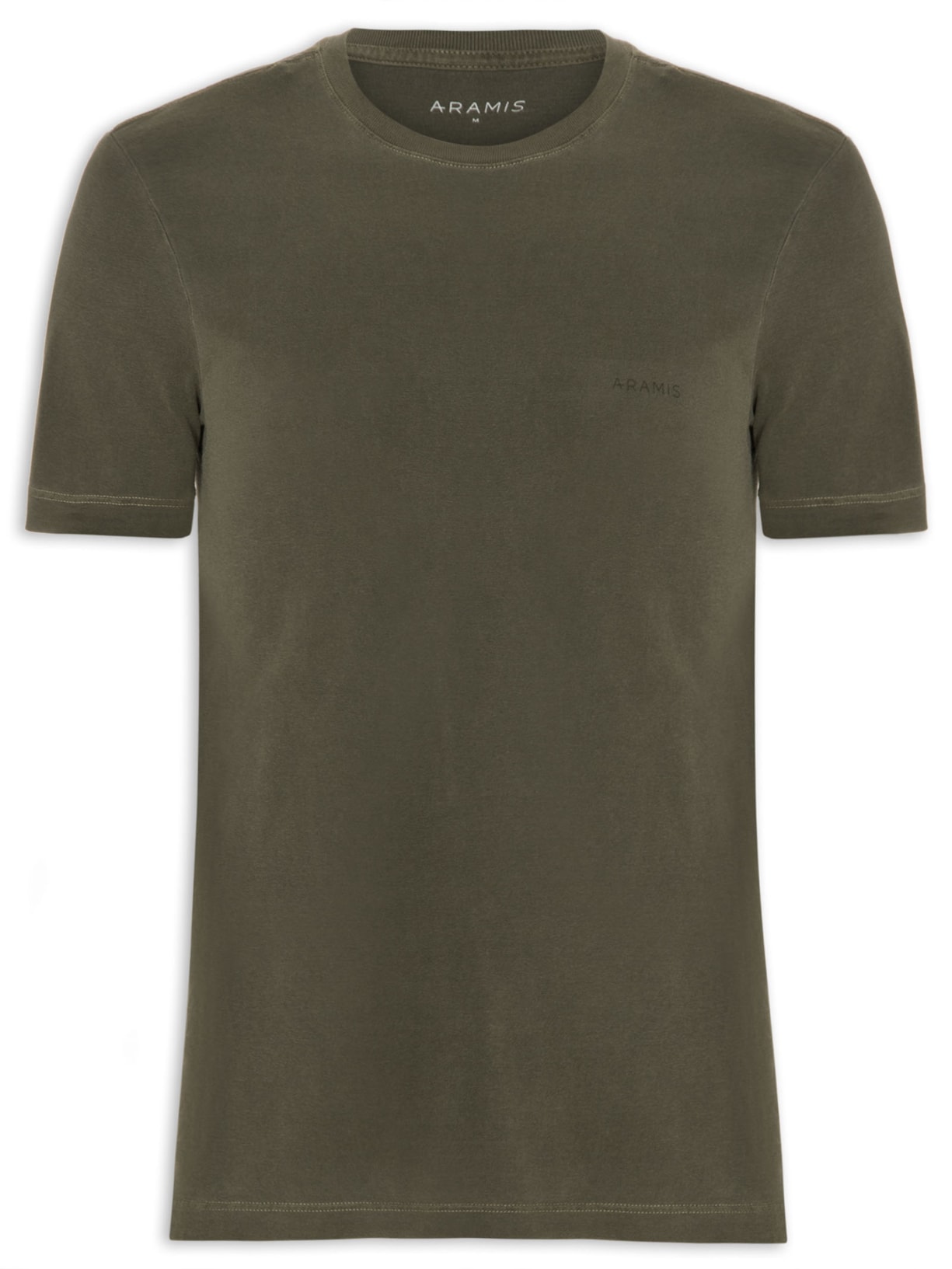 Camiseta Masculina Stonada Peito (PA) - Marrom