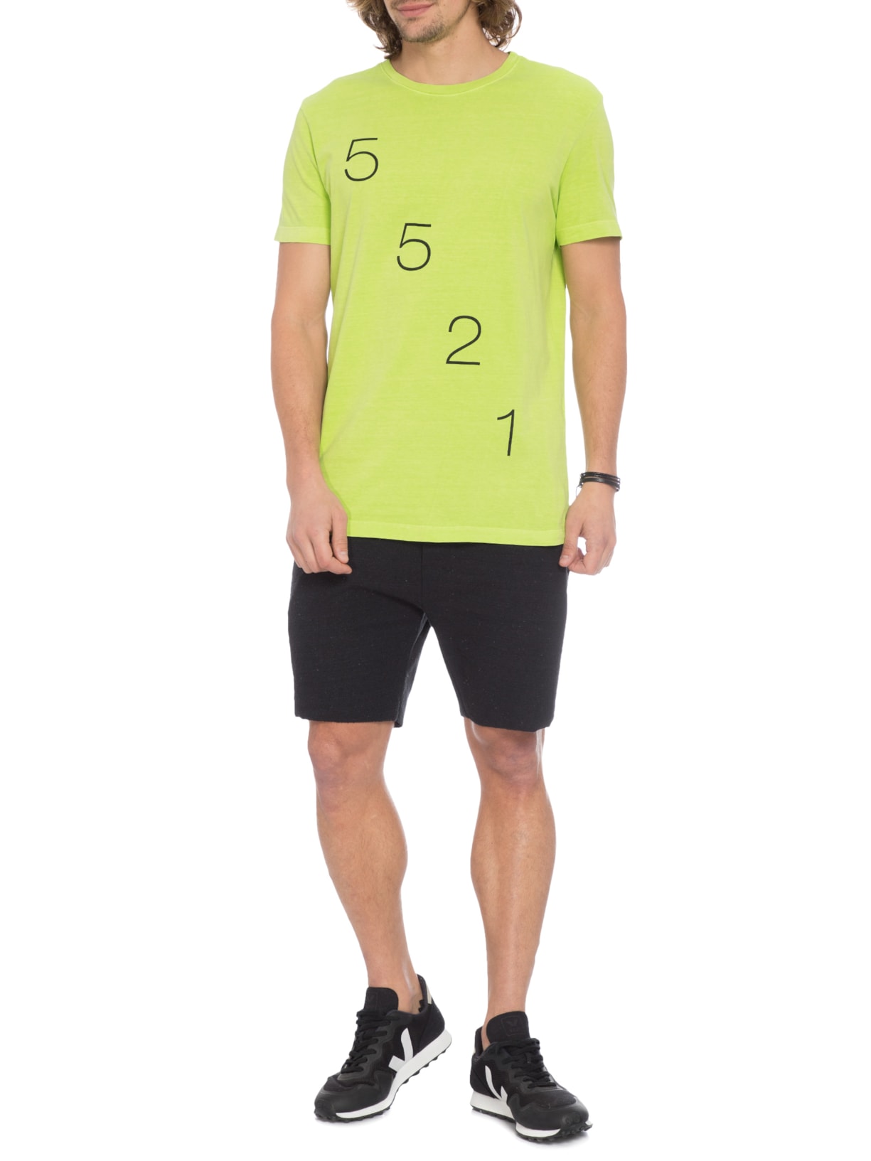 Camiseta Masculina Stone 5521 Verde Osklen