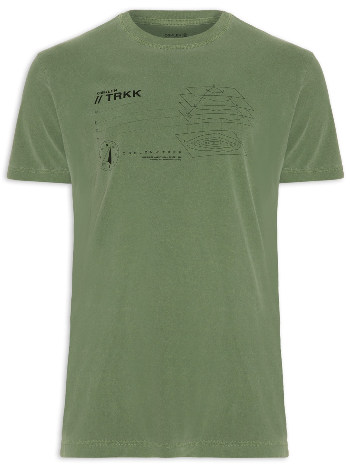 Camiseta Masculina Stone Altimetria - Verde