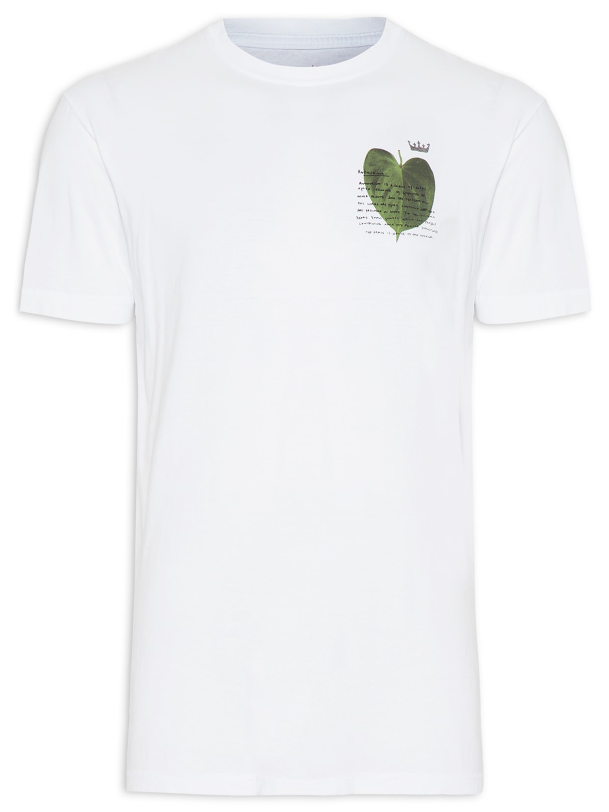 Camiseta Masculina Stone Anturio - Branca