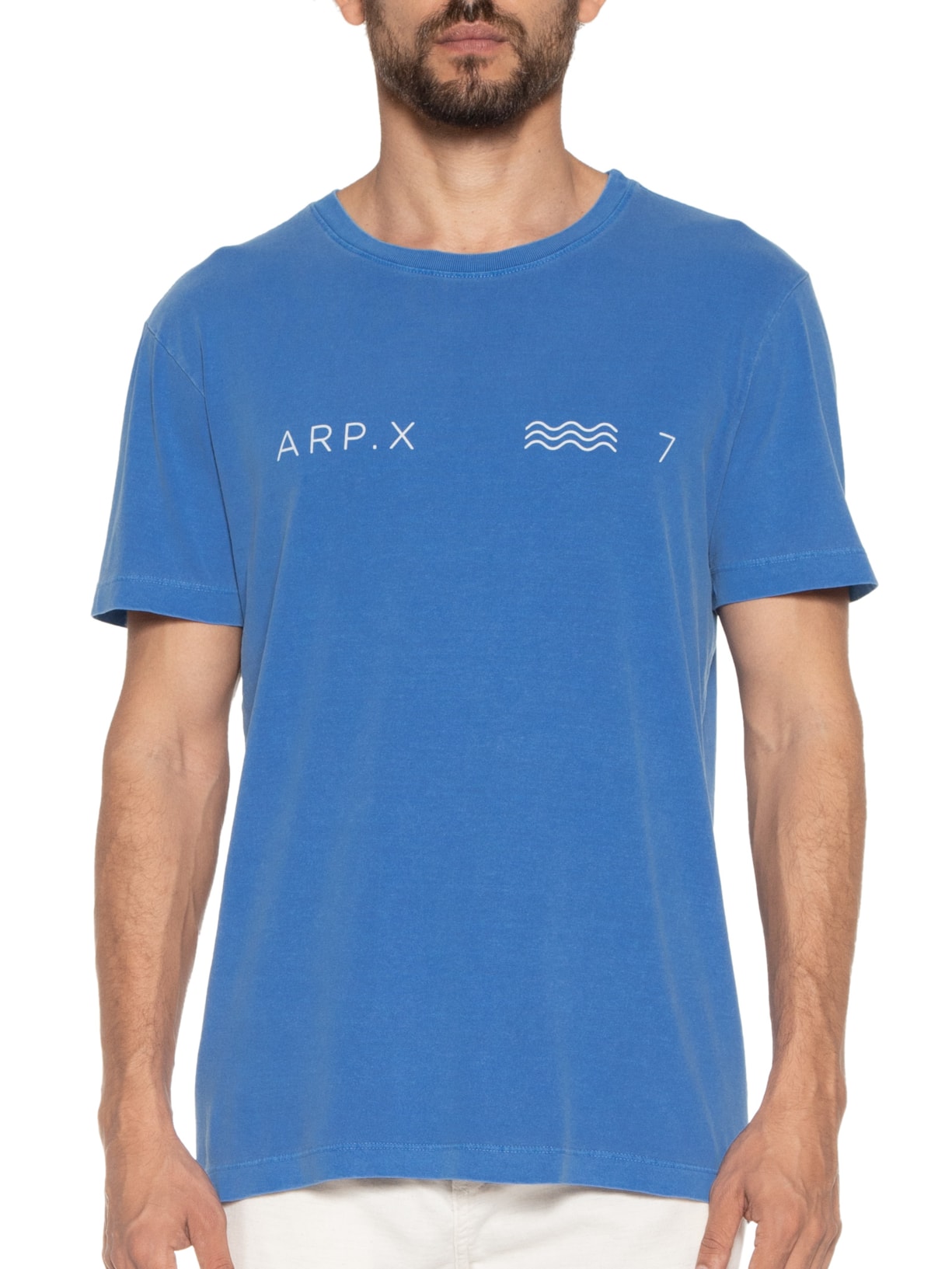 Camiseta Masculina Stone Arpx Azul Osklen