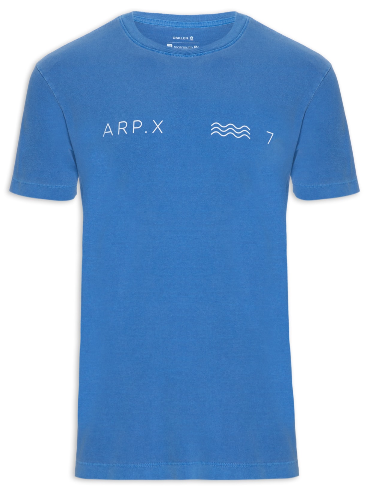 Camiseta Masculina Stone Arpx Azul Osklen