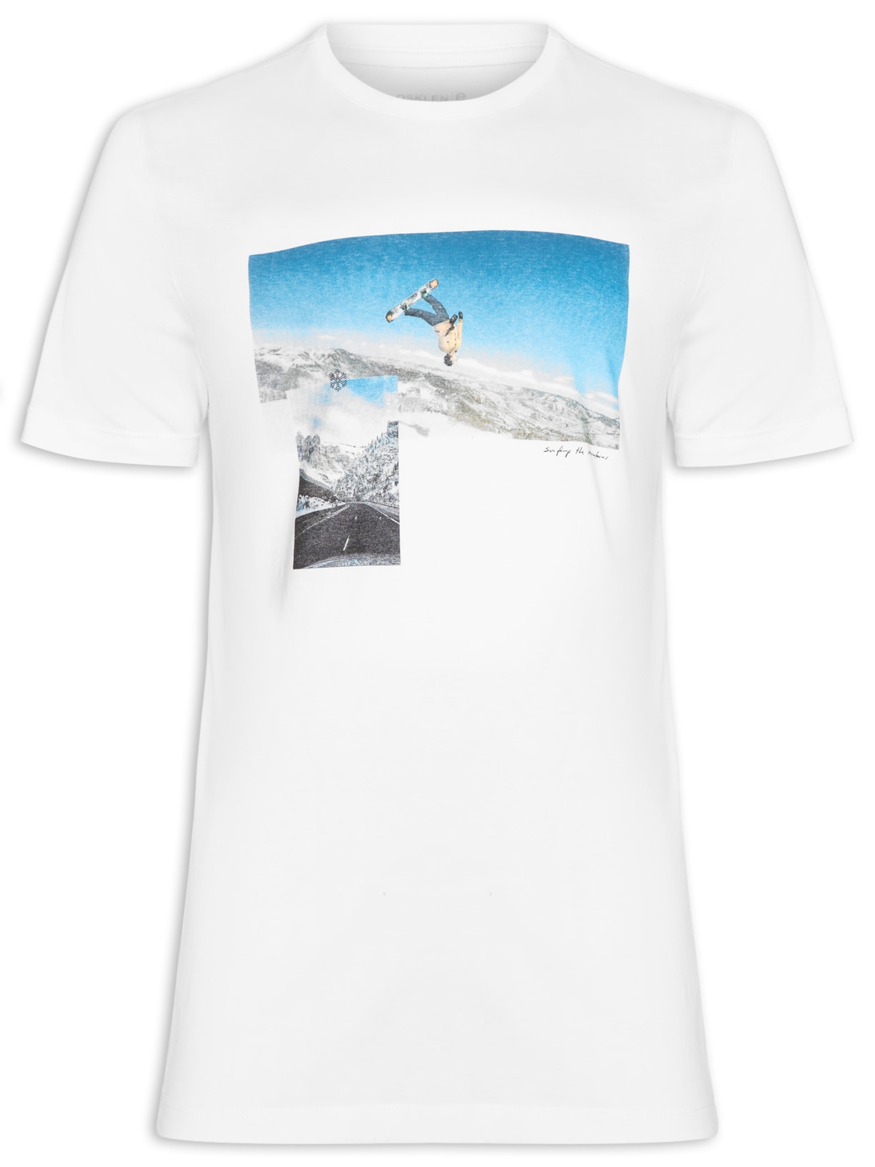 Camiseta Masculina Stone Aspen Air - Branco