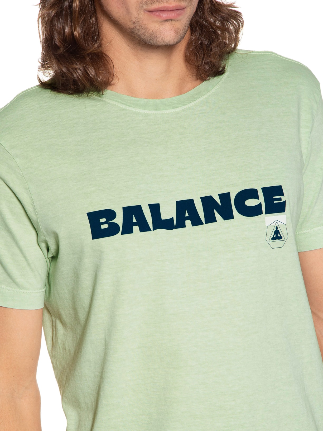 Camiseta Masculina Stone Balance Verde Osklen