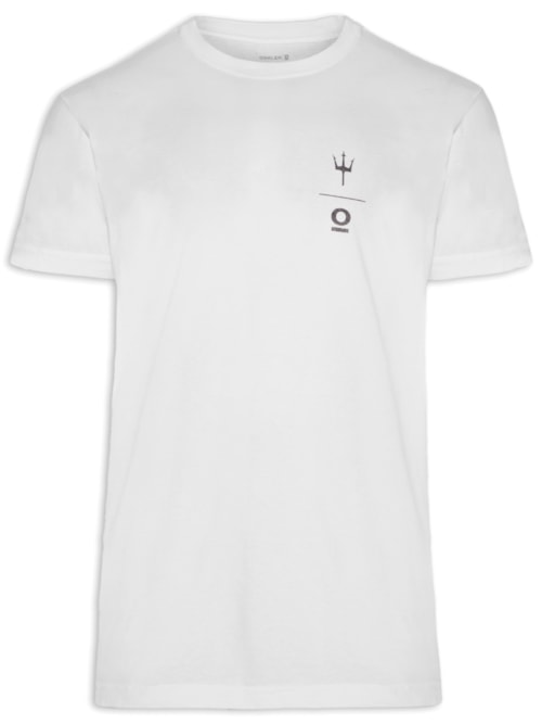 Camiseta Masculina Stone Bandeira Mergulho - Branco