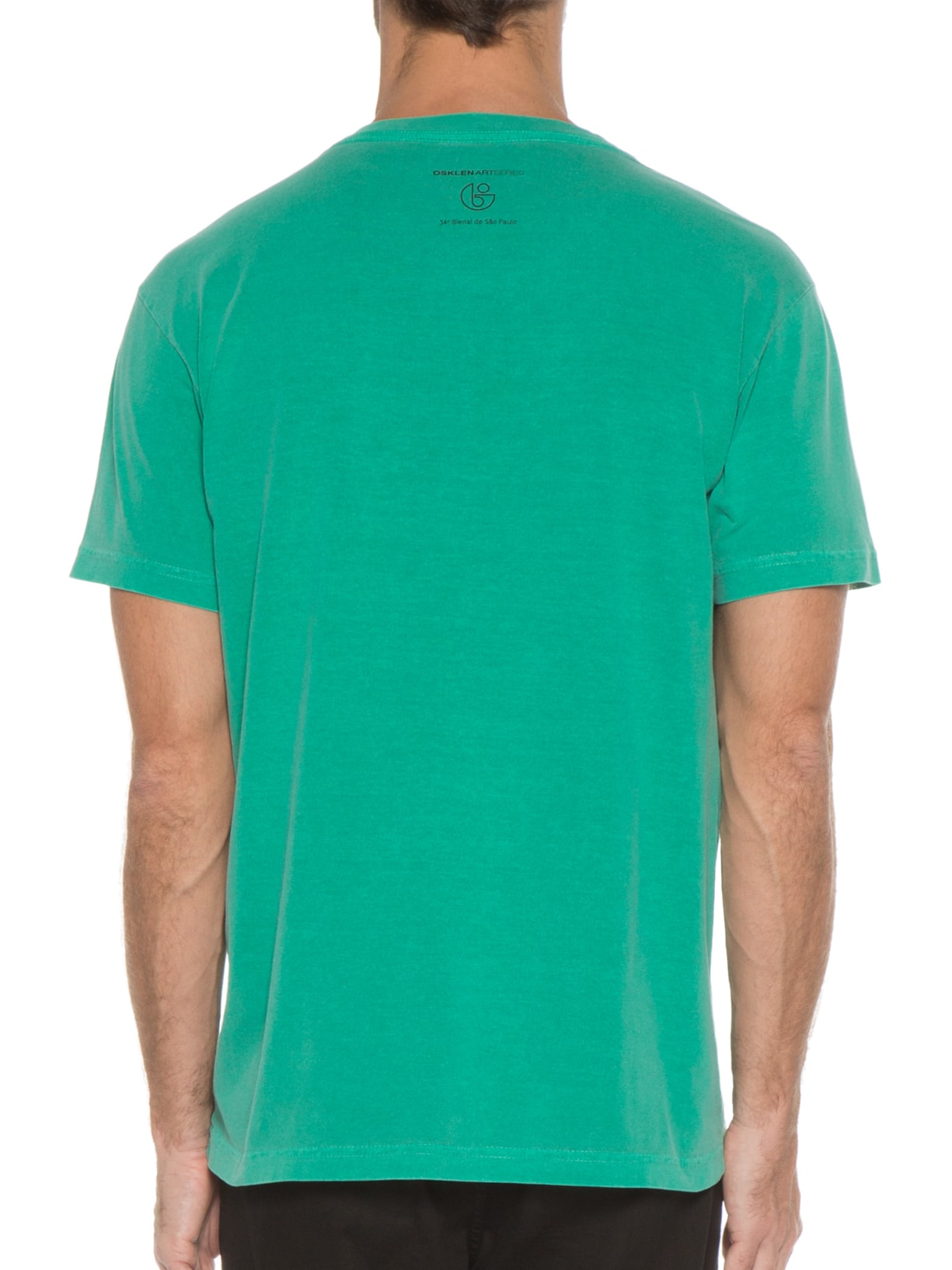 Camiseta Masculina Stone Bienal Verde Osklen