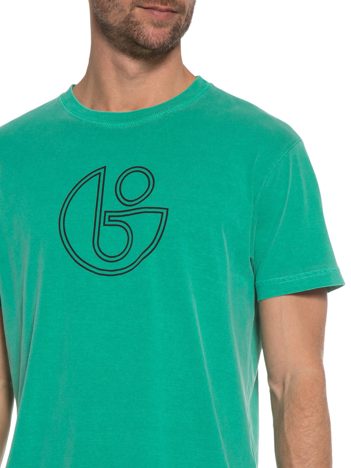 Camiseta Masculina Stone Bienal Verde Osklen