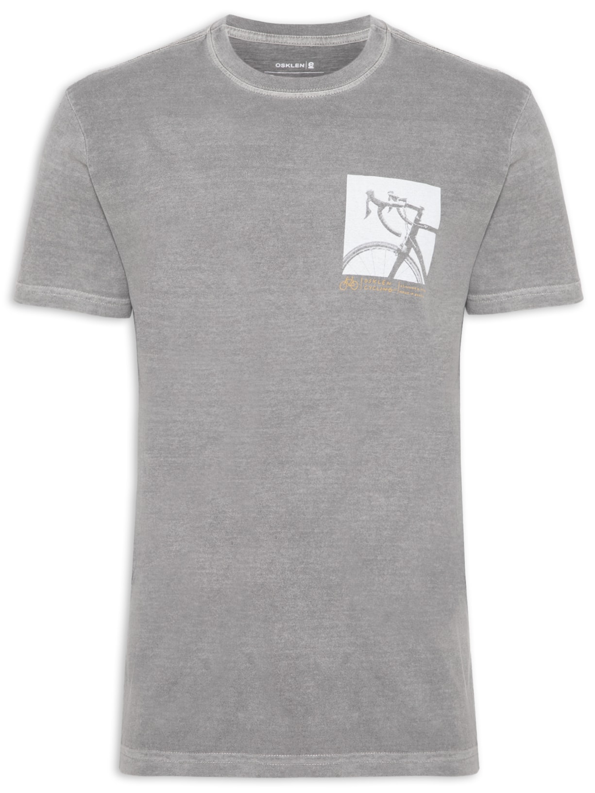 Camiseta Masculina Stone Bike - Cinza