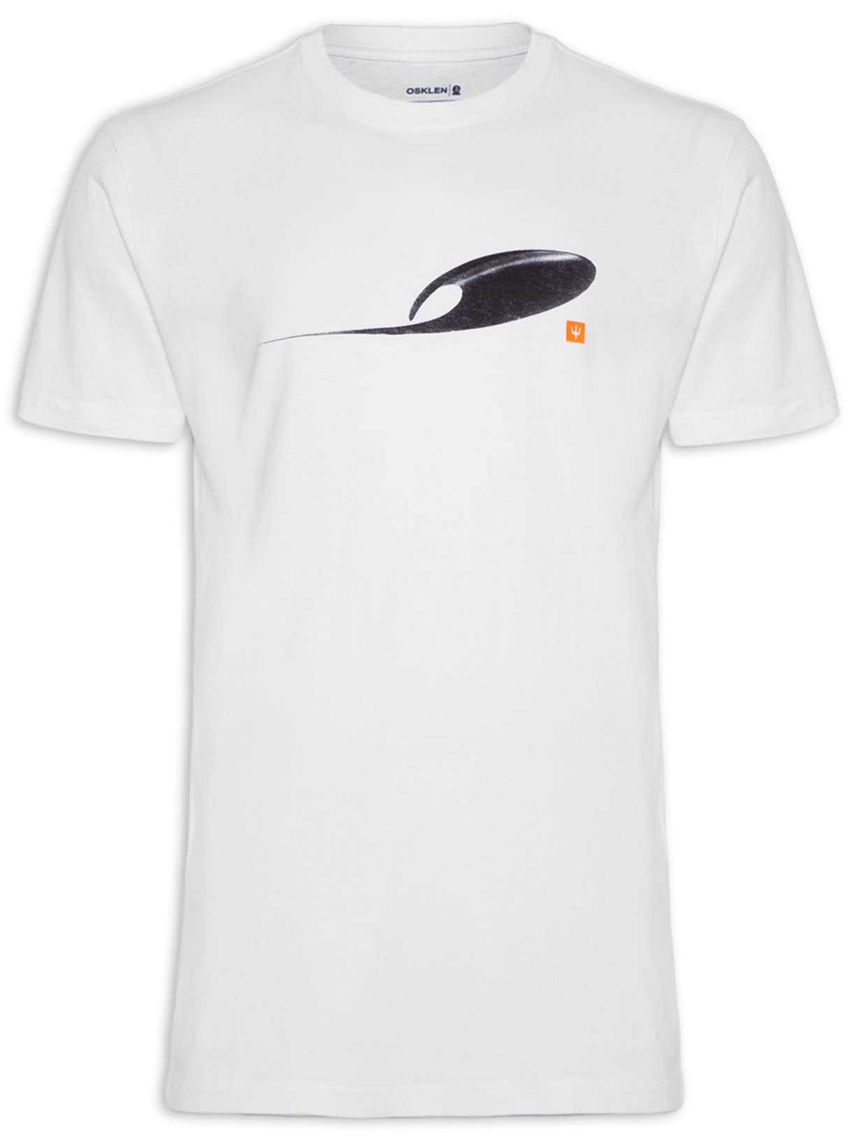 Camiseta Masculina Stone Black Wave - Branco