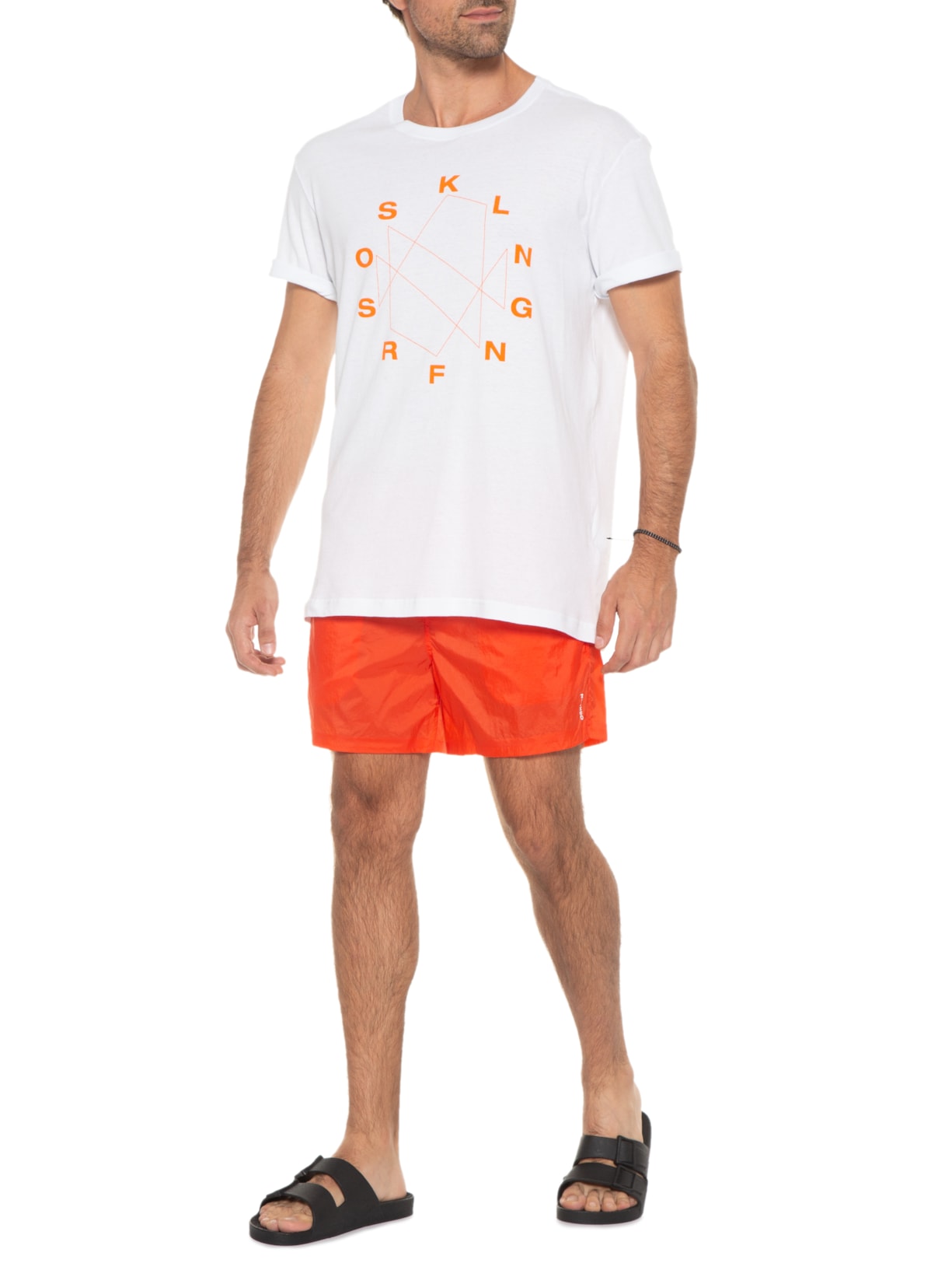 Camiseta Masculina Stone Branco Osklen