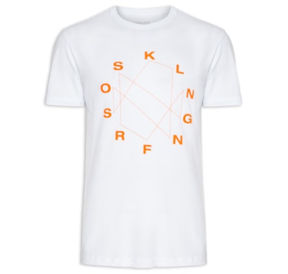 Camiseta Masculina Stone - Branco
