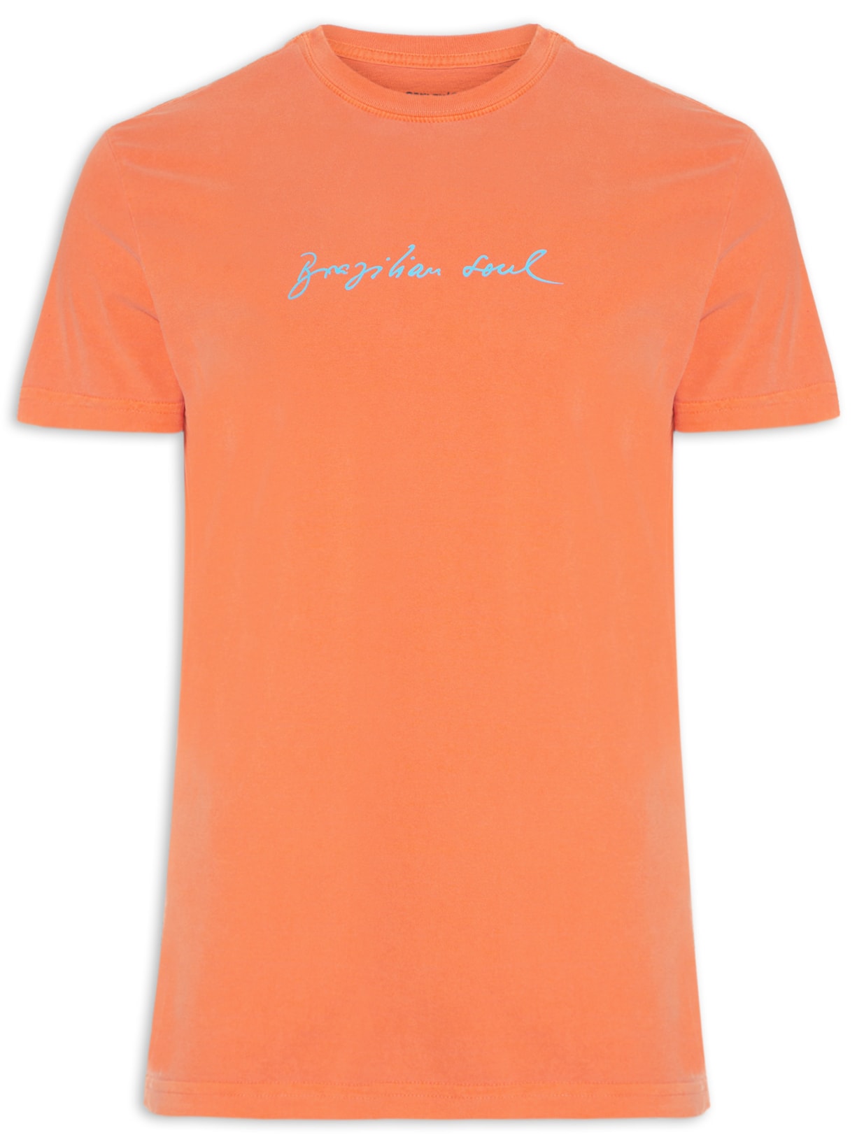 Camiseta Masculina Stone Brazilian Soul - Laranja