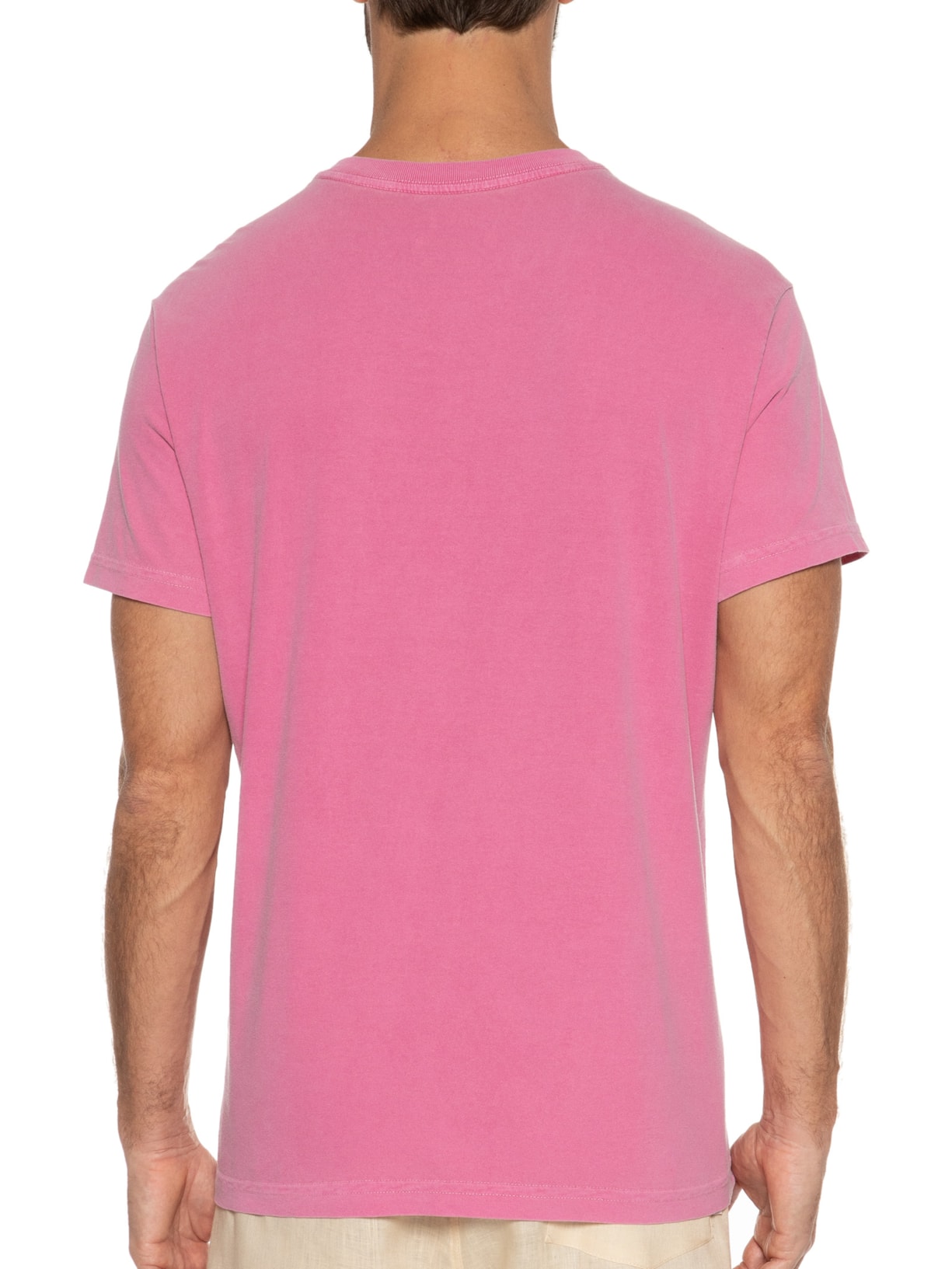 Camiseta Masculina Stone Brazilian Soul Rosa Osklen