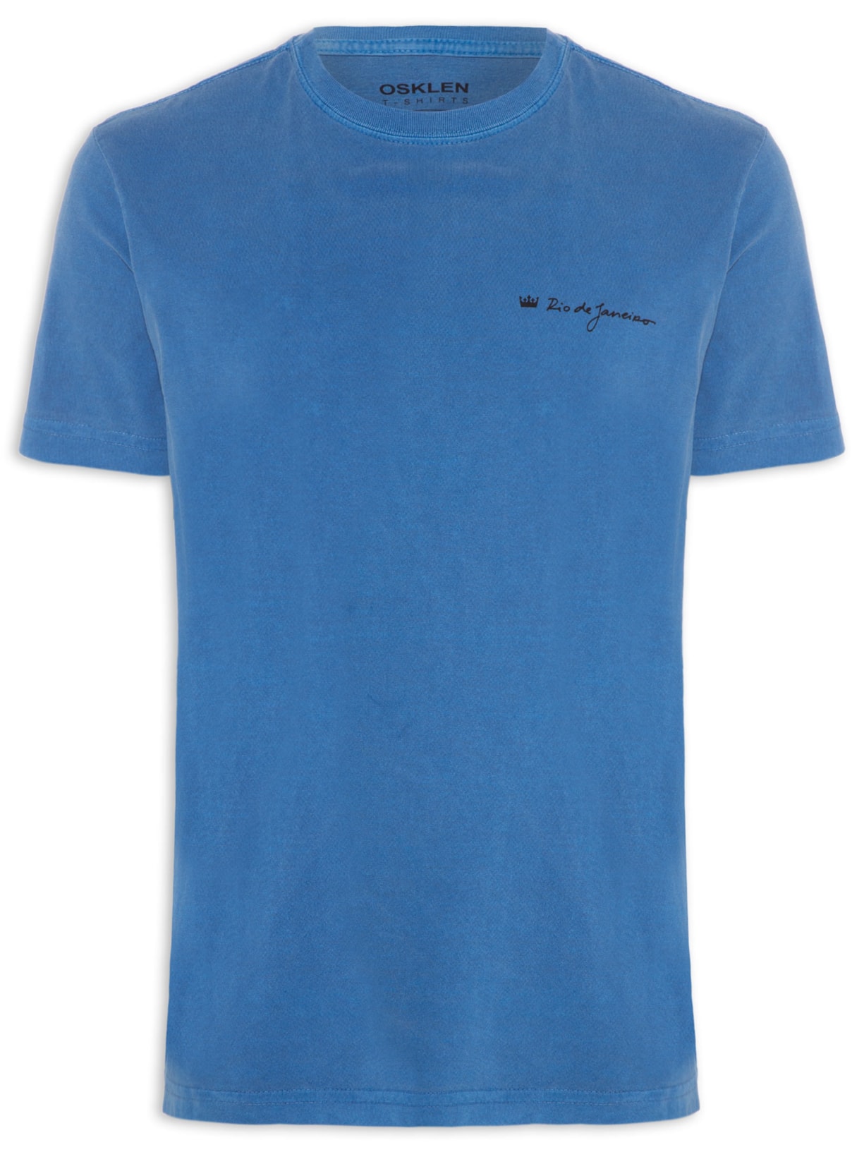 Camiseta Masculina Stone Calçadão Azul Osklen