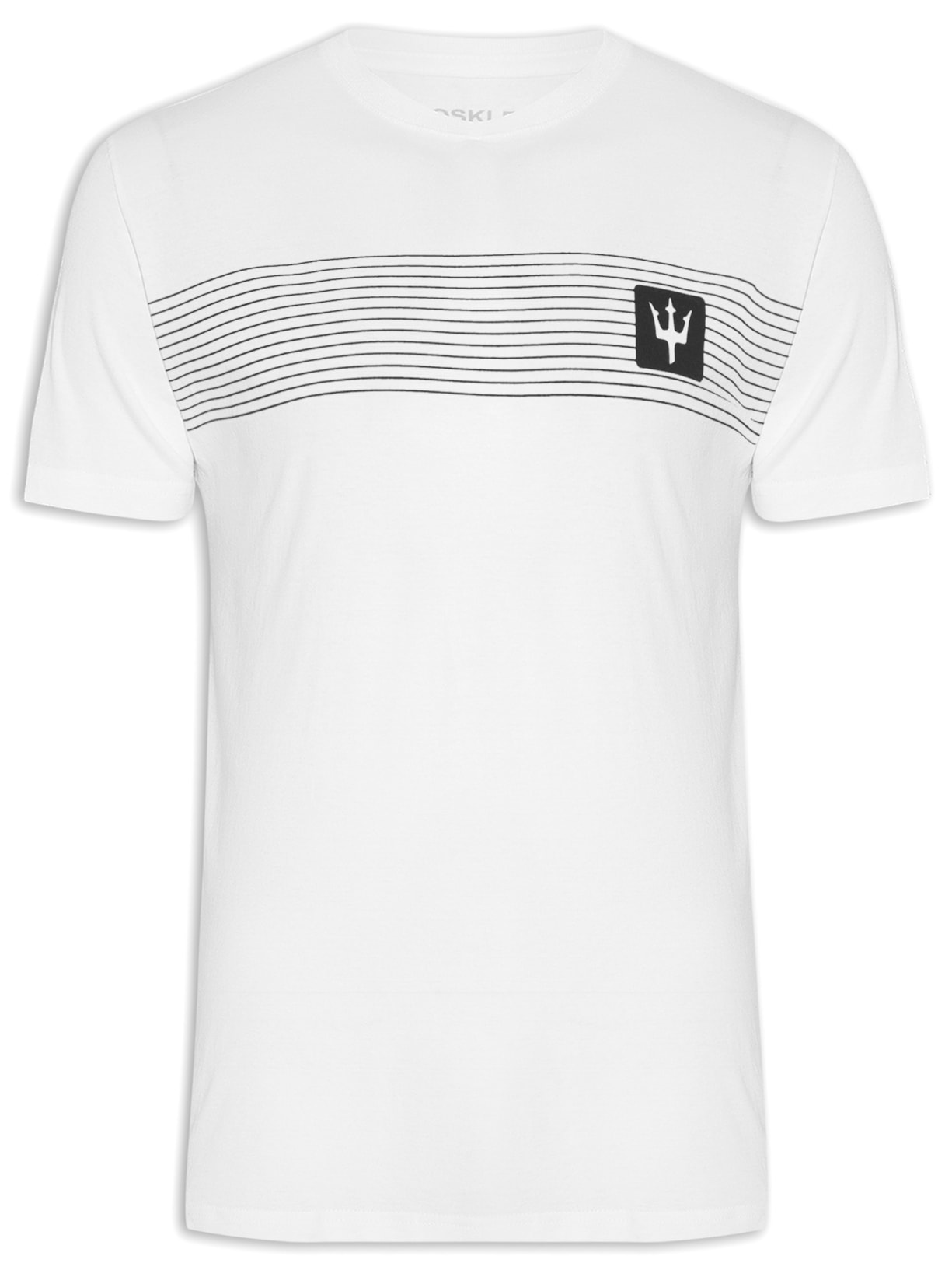 Camiseta Masculina Stone Carbon Fiber - Branco