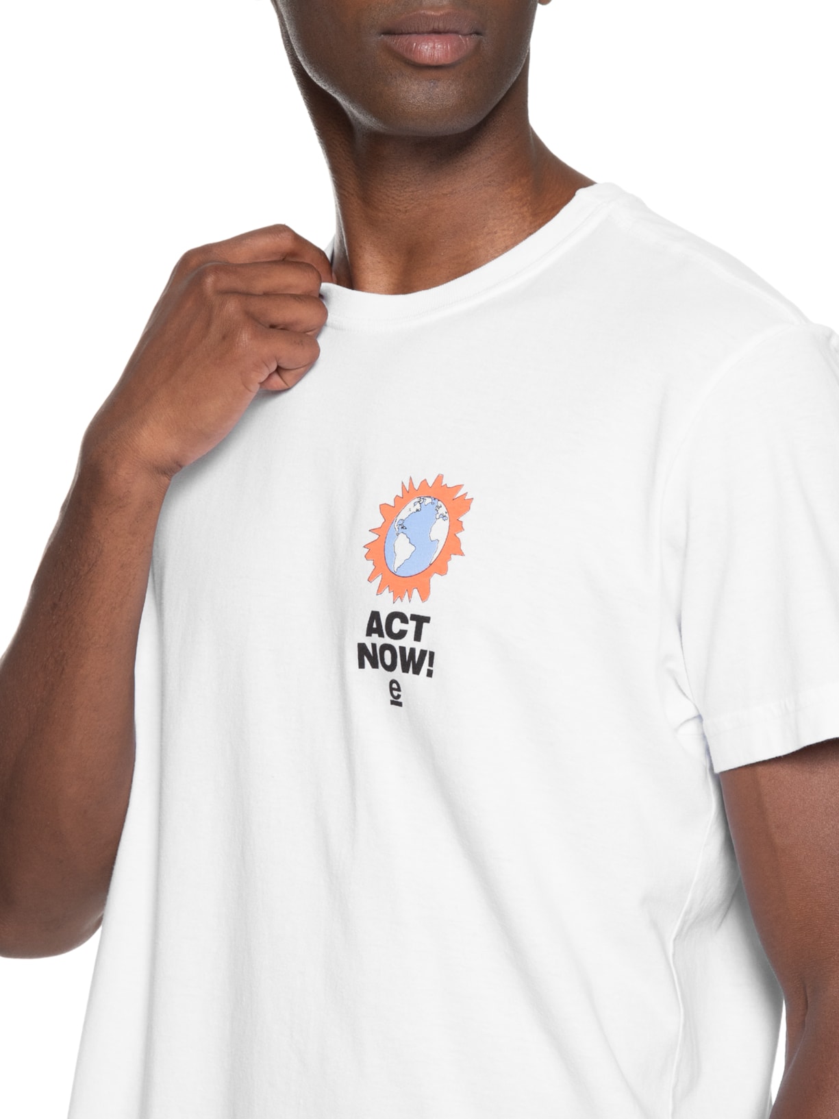 Camiseta Masculina Stone Climate Change Branco Osklen