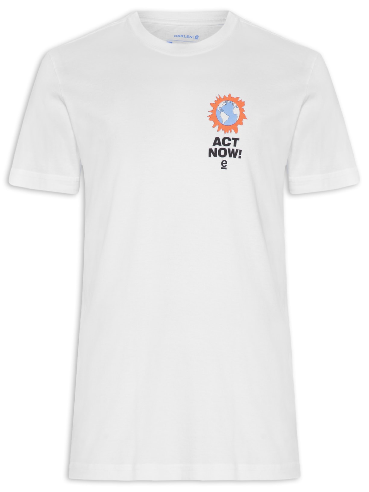 Camiseta Masculina Stone Climate Change Branco Osklen