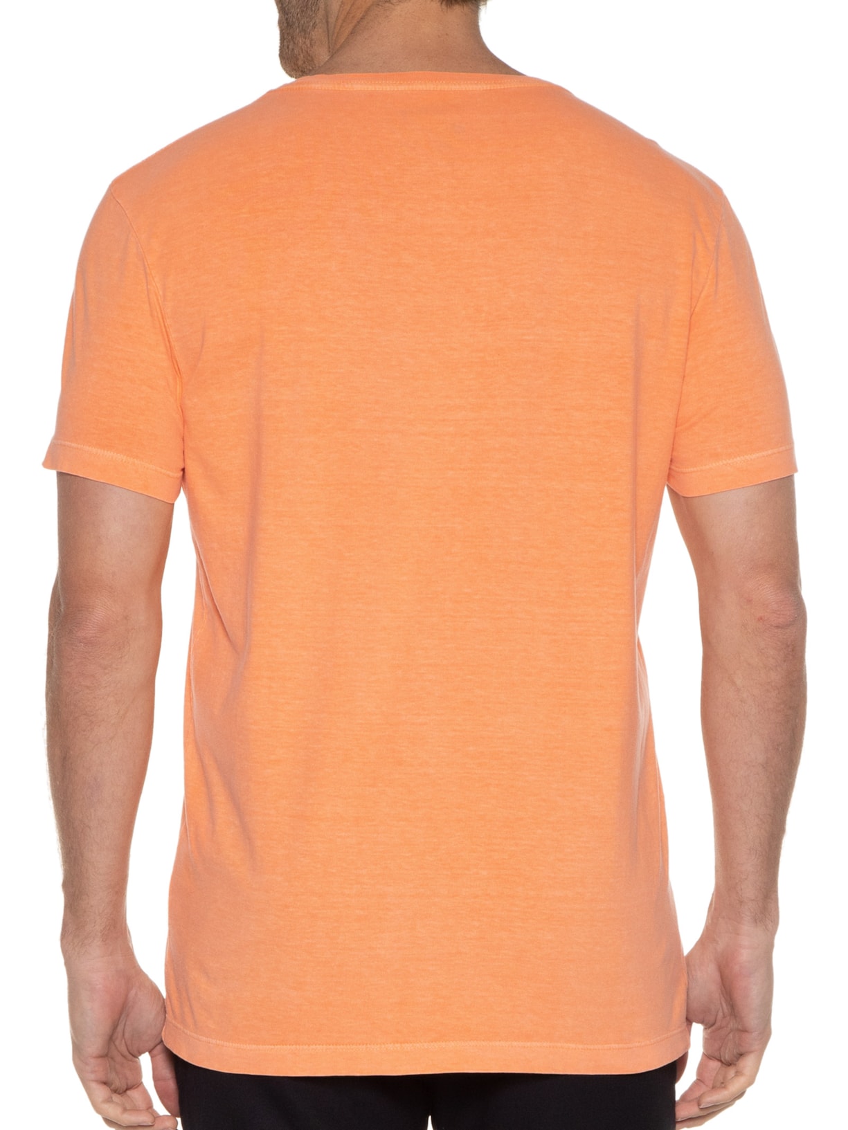 Camiseta Masculina Stone Coqueiros Laranja Osklen