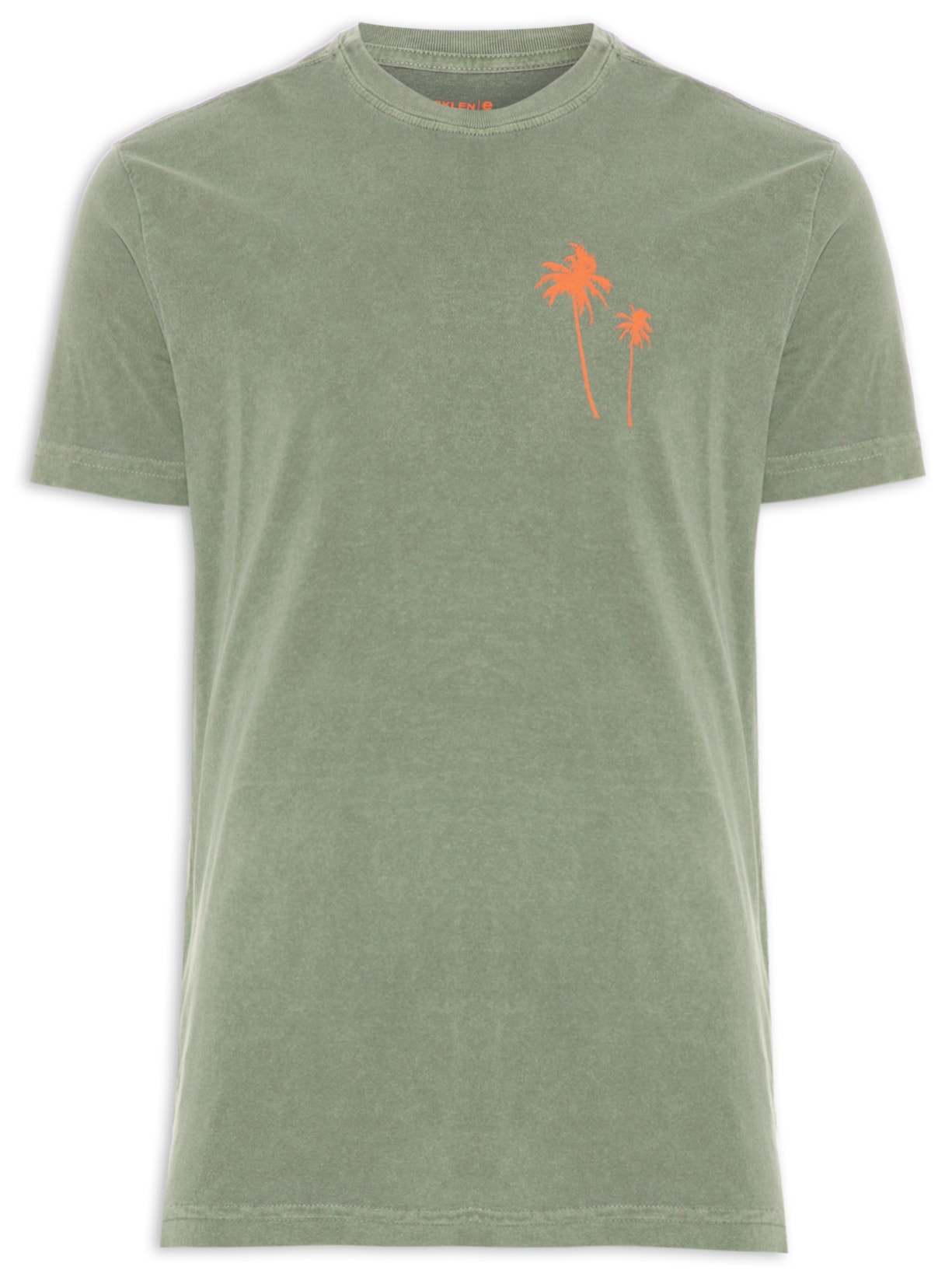 Camiseta Masculina Stone Coqueiros Verde Osklen