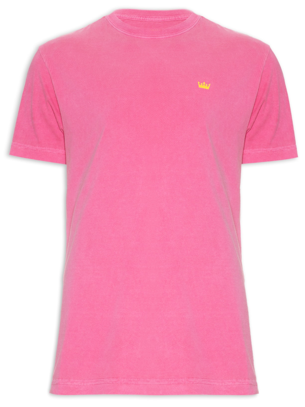 Camiseta Masculina Stone Coroa - Rosa