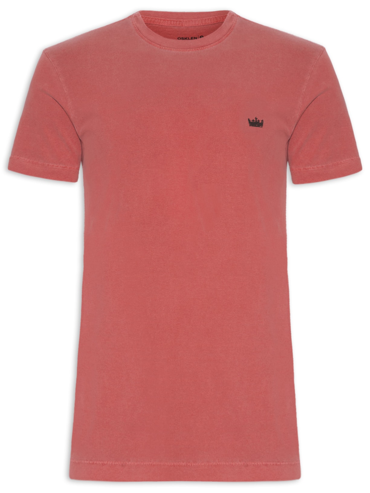 Camiseta Masculina Stone Coroa Rough - Vermelho