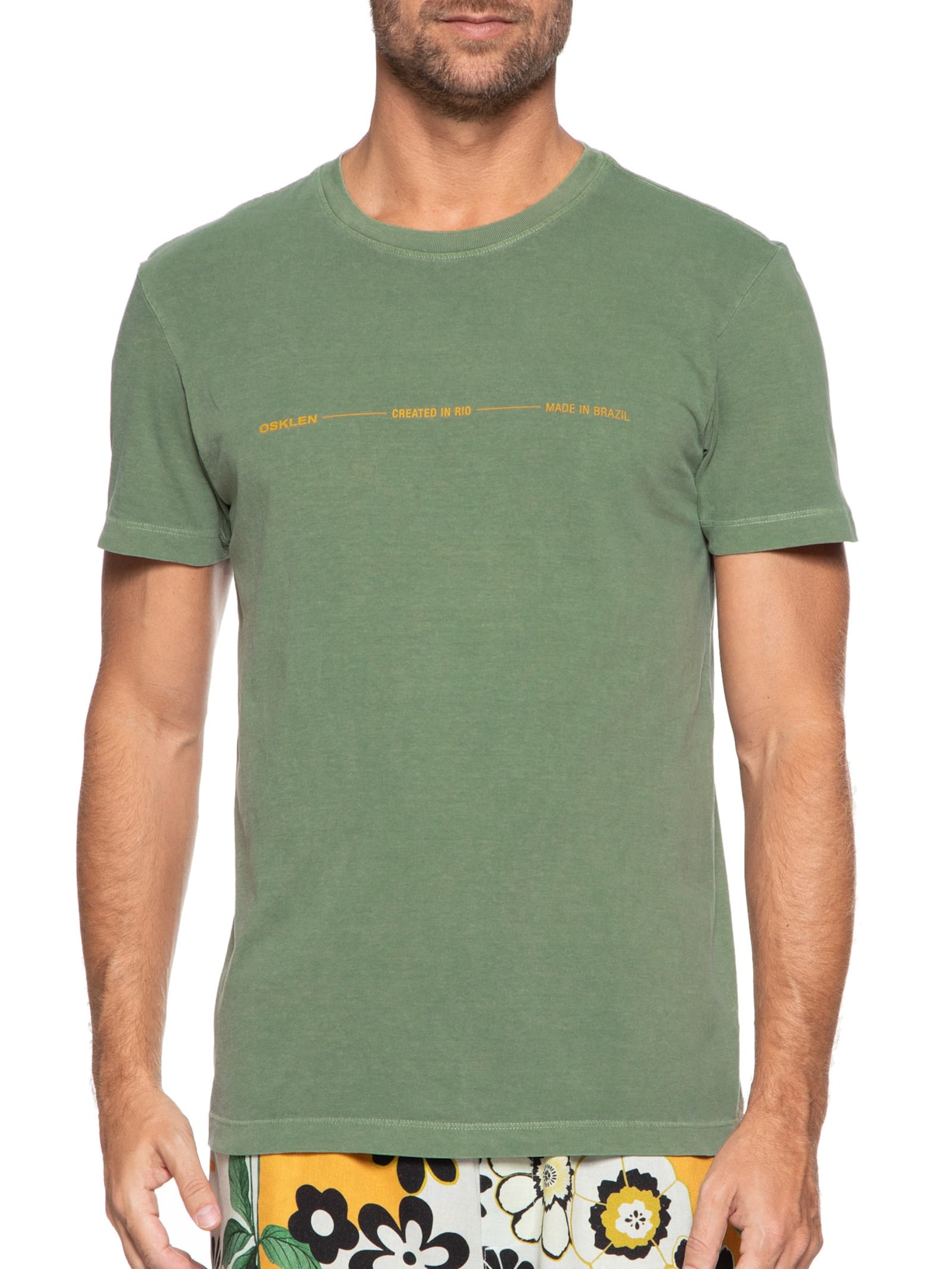 Camiseta Masculina Stone Created In Rio Verde Osklen