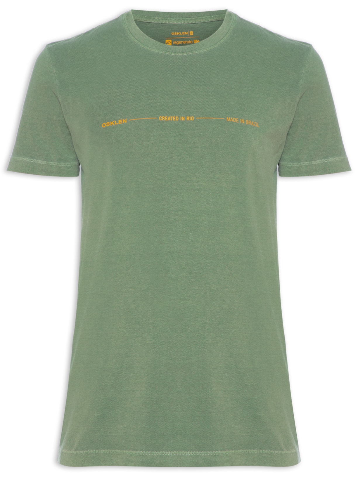 Camiseta Masculina Stone Created In Rio - Verde