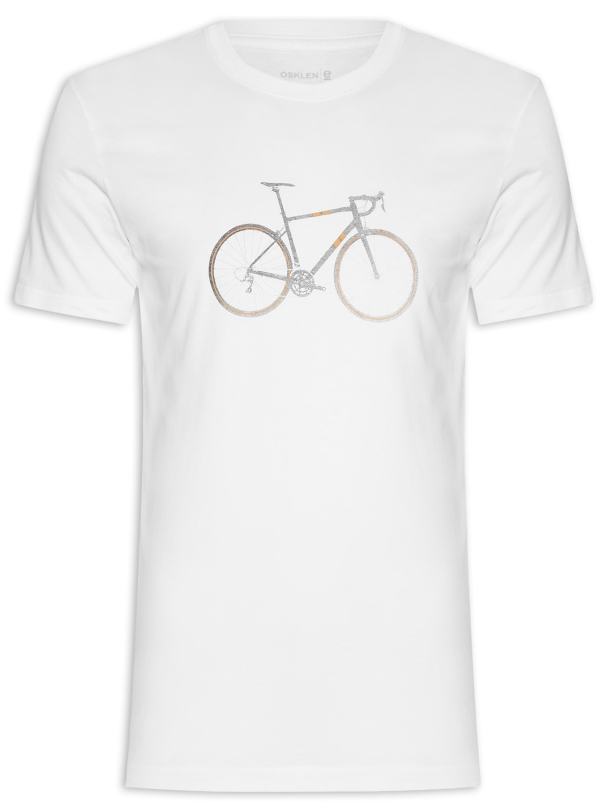 Camiseta Masculina Stone Cycling 02 Manga Curta - Branco