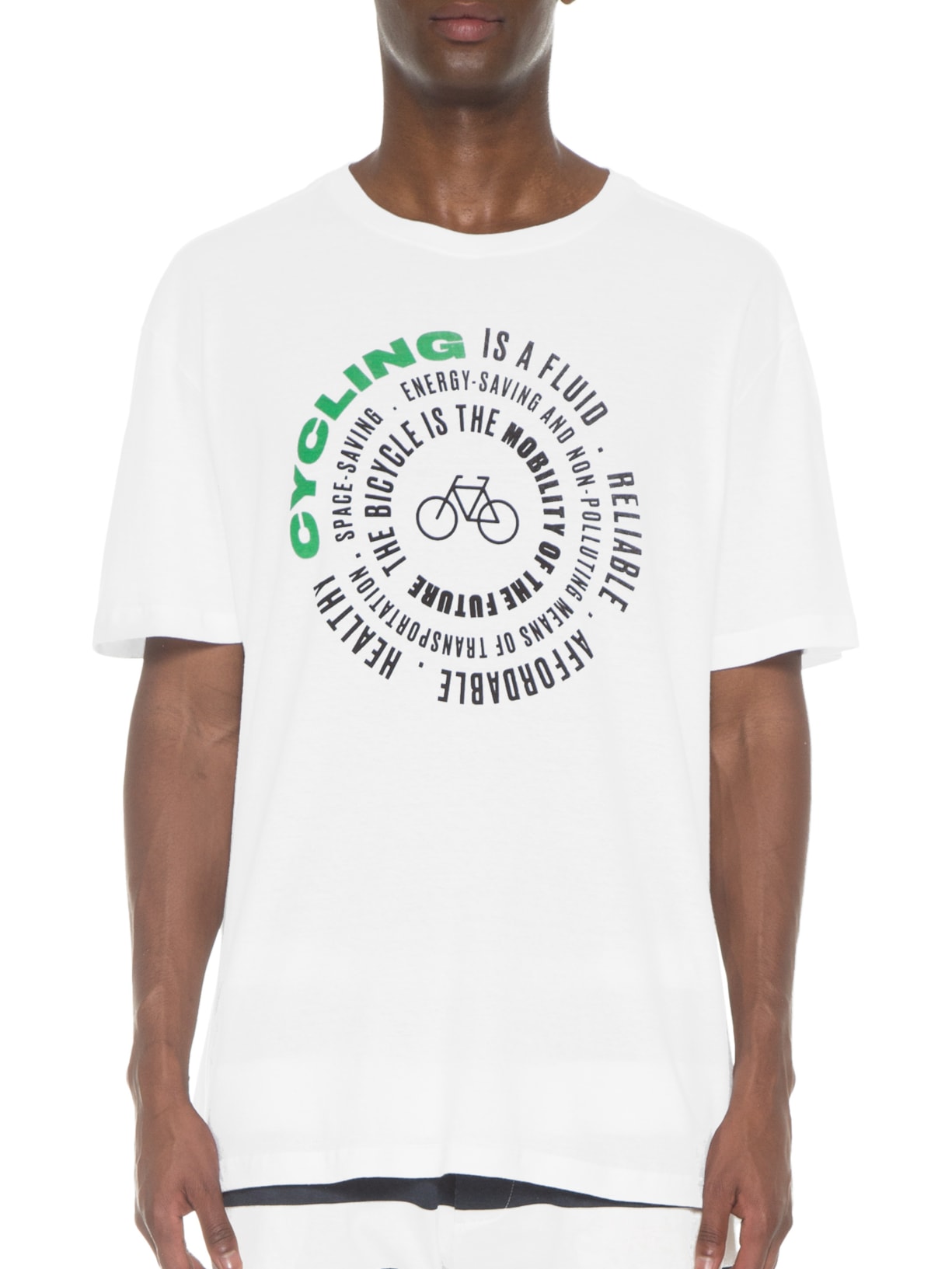 Camiseta Masculina Stone Cycling Branco Osklen