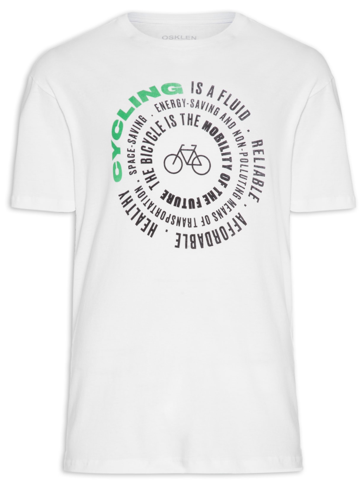 Camiseta Masculina Stone Cycling Branco Osklen