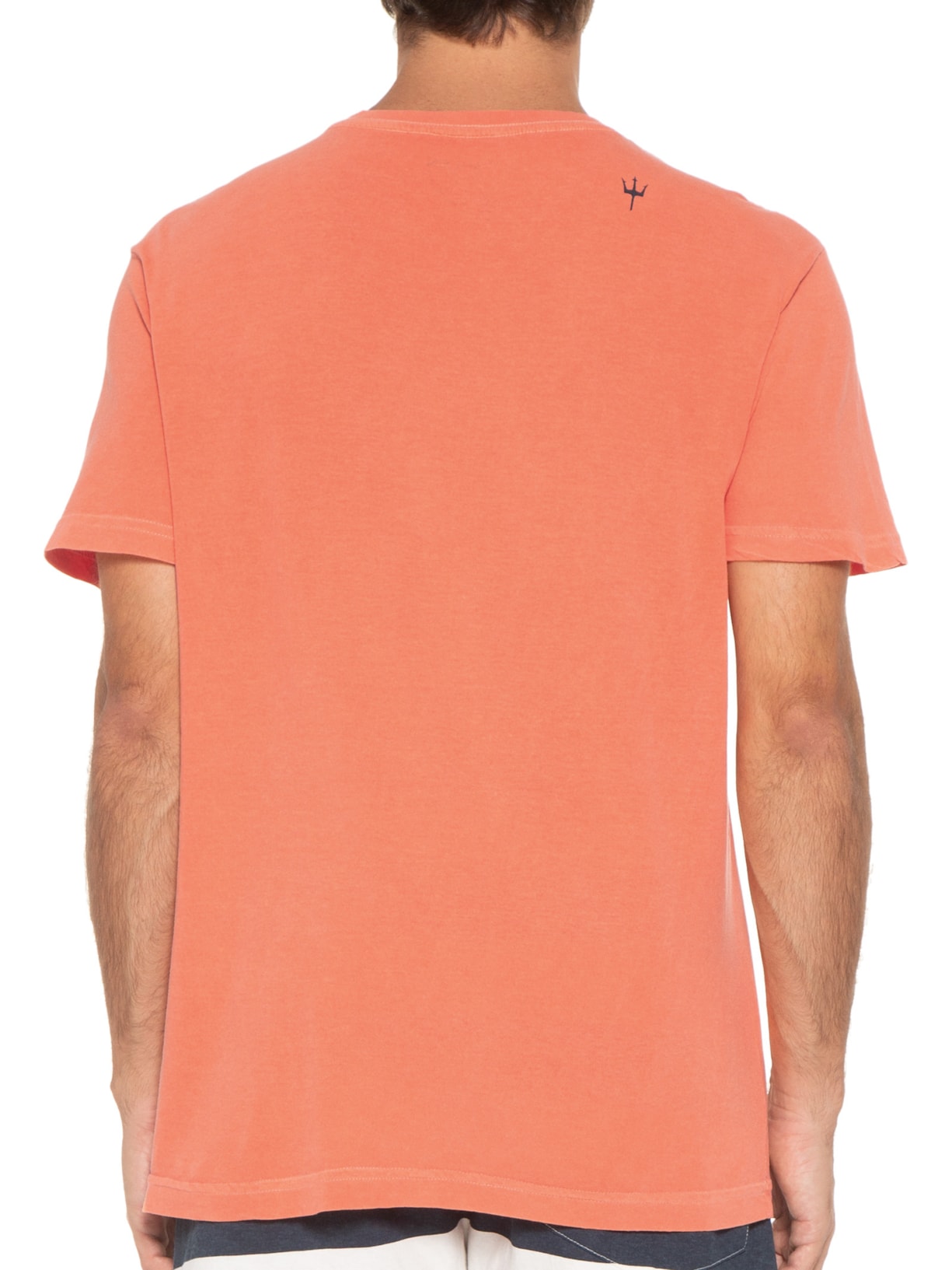 Camiseta Masculina Stone Diver Laranja Osklen