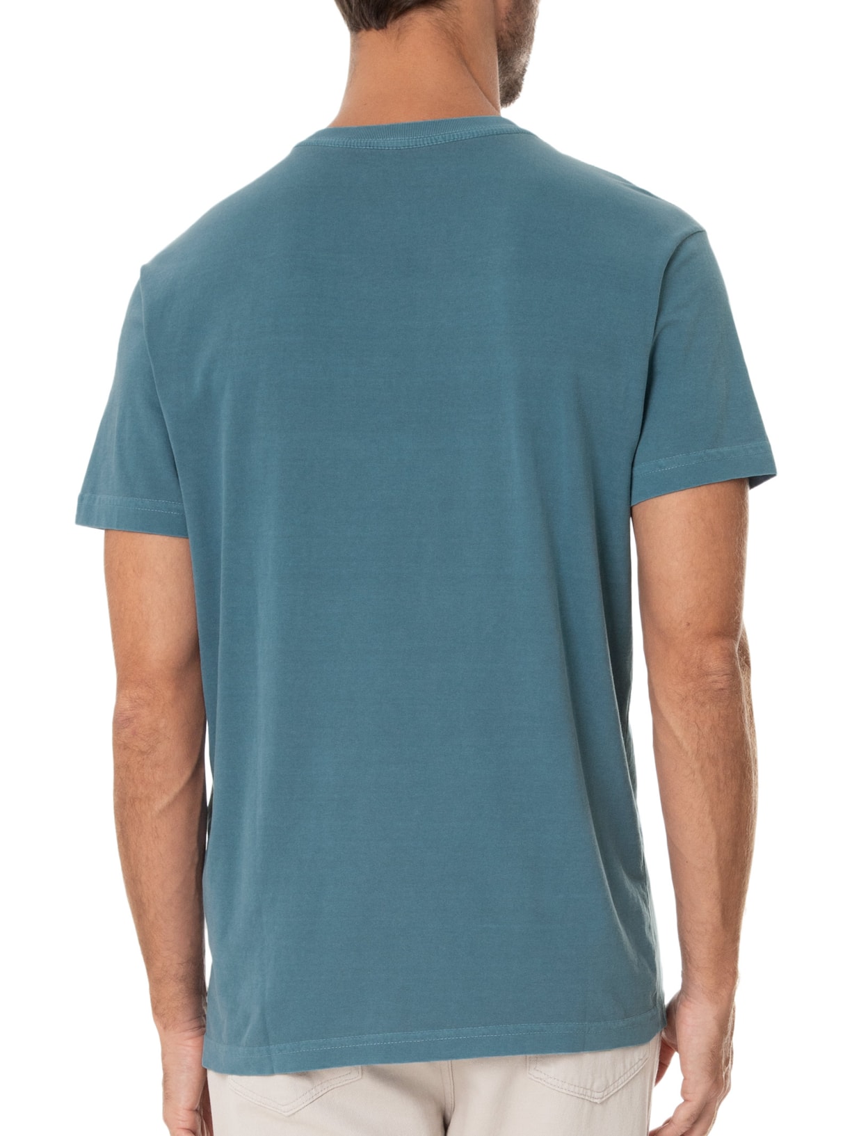 Camiseta Masculina Stone Elements Azul Osklen