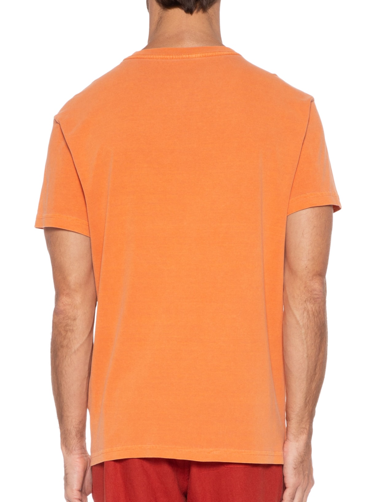 Camiseta Masculina Stone Environmental Stance Laranja Osklen