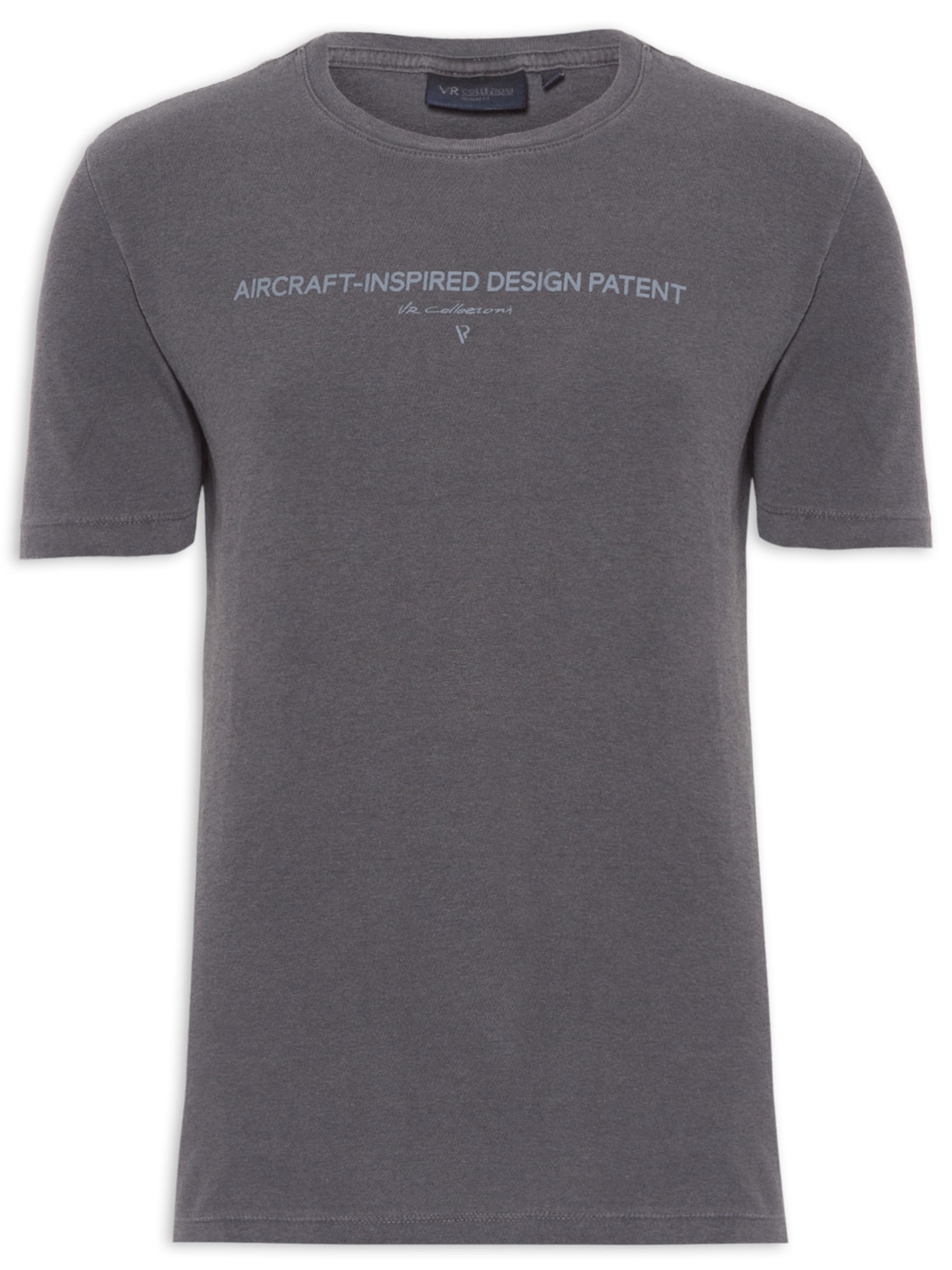 Camiseta Masculina Stone Estampa Air Craft - Cinza