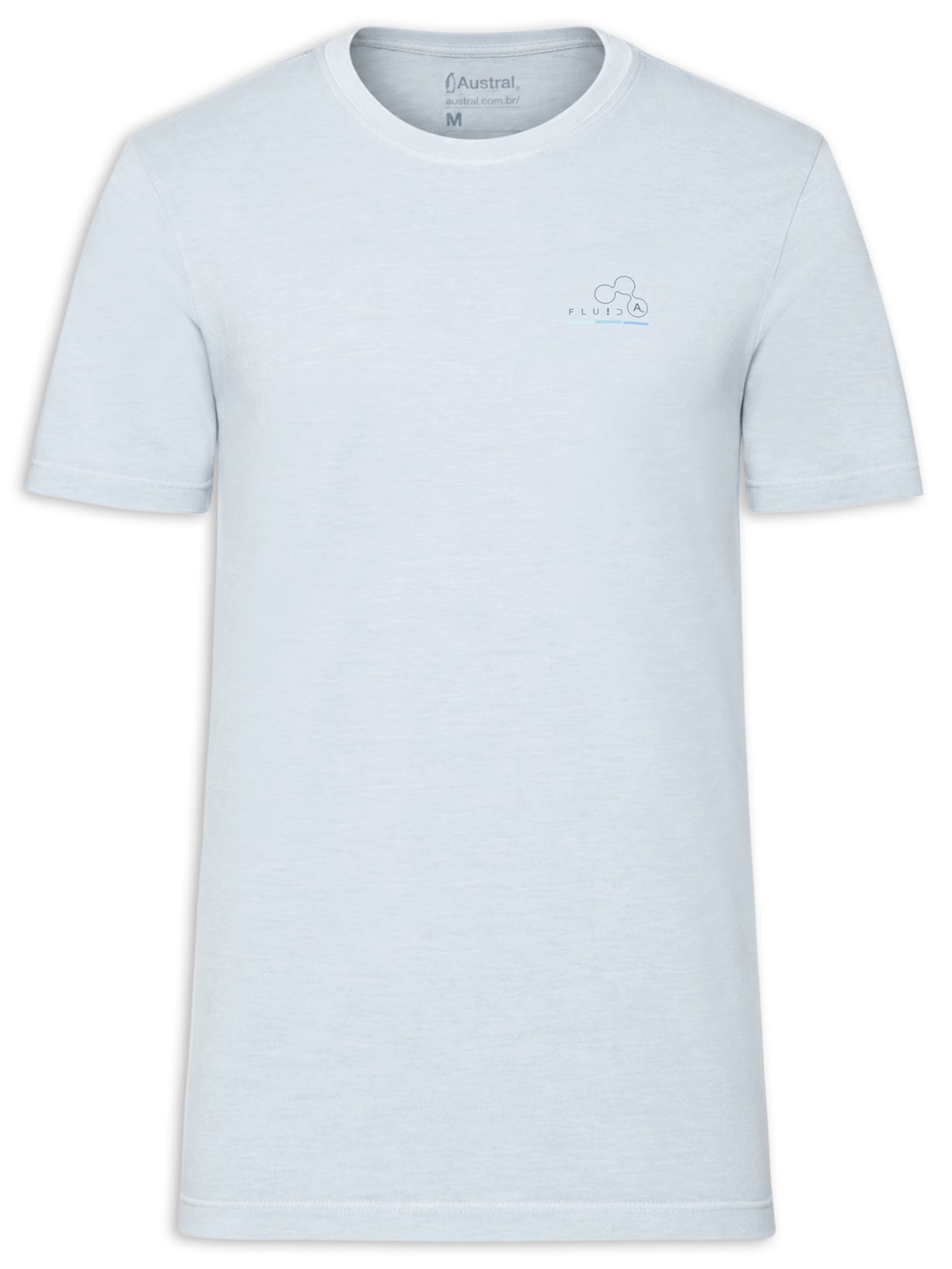Camiseta Masculina Stone Estampada Fluid Azul Austral